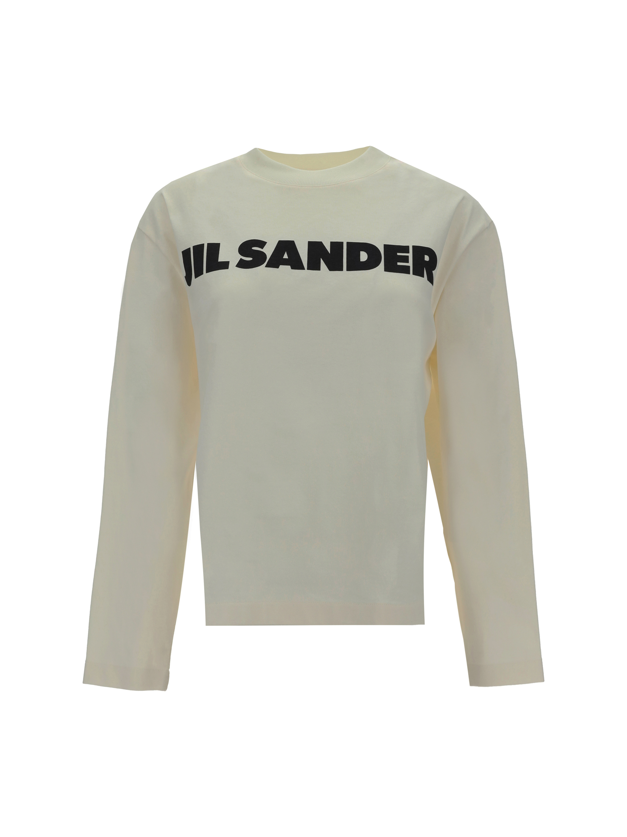 Shop Jil Sander Long Sleeve Jersey In Porcelain