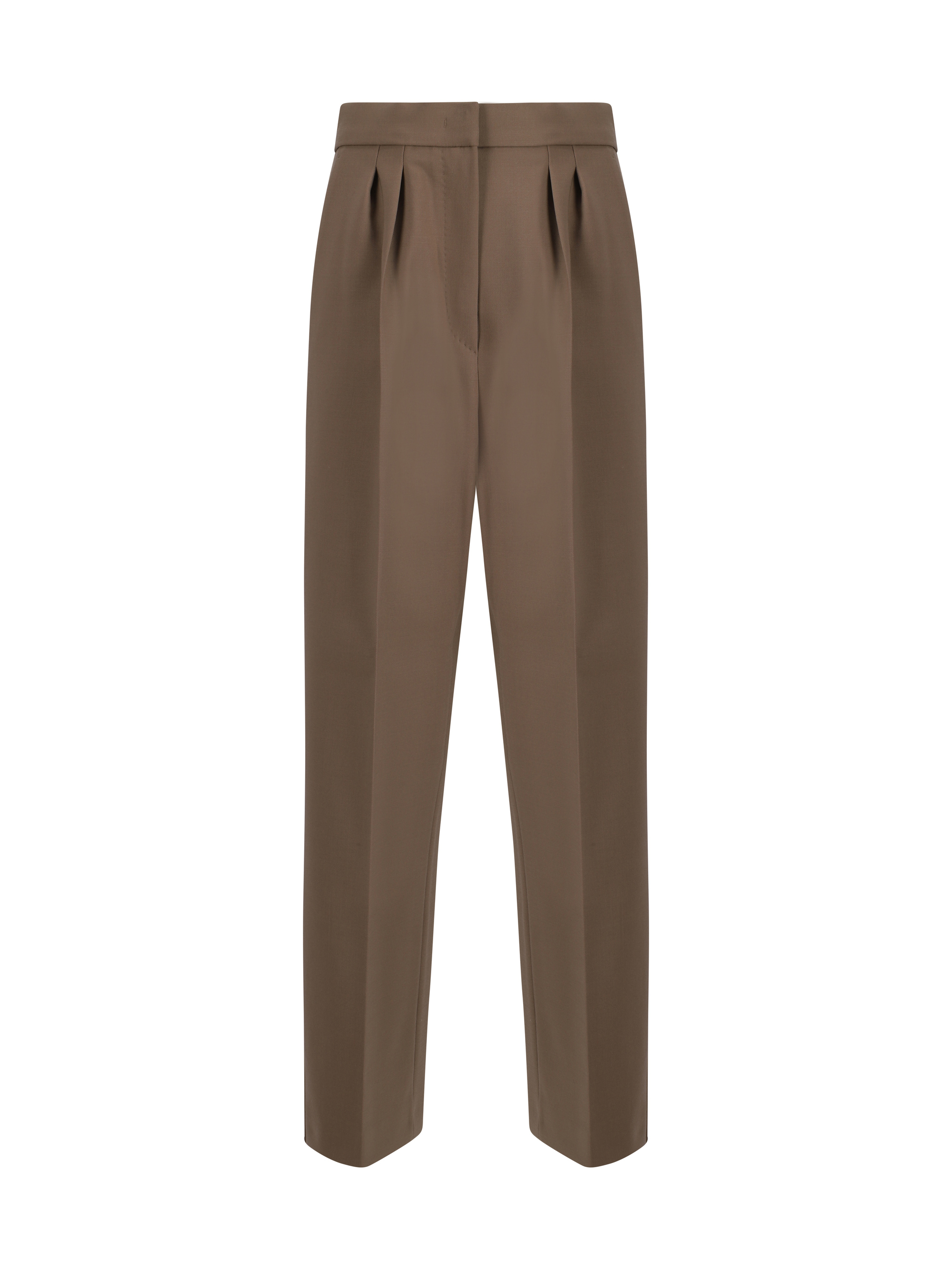 Shop Max Mara Verbano Pants In Nocciola