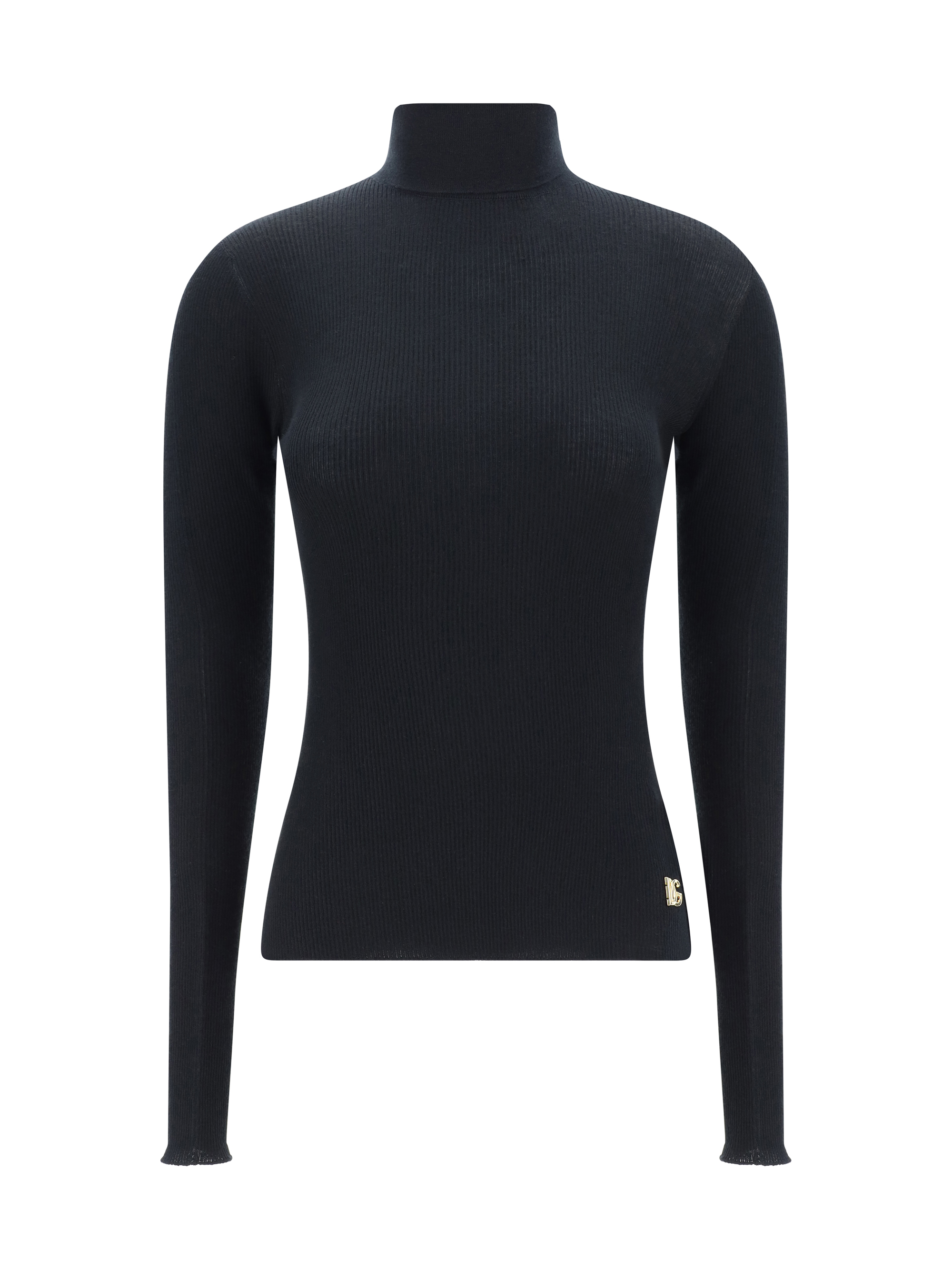 Dolce & Gabbana Turtleneck Sweater In Nero