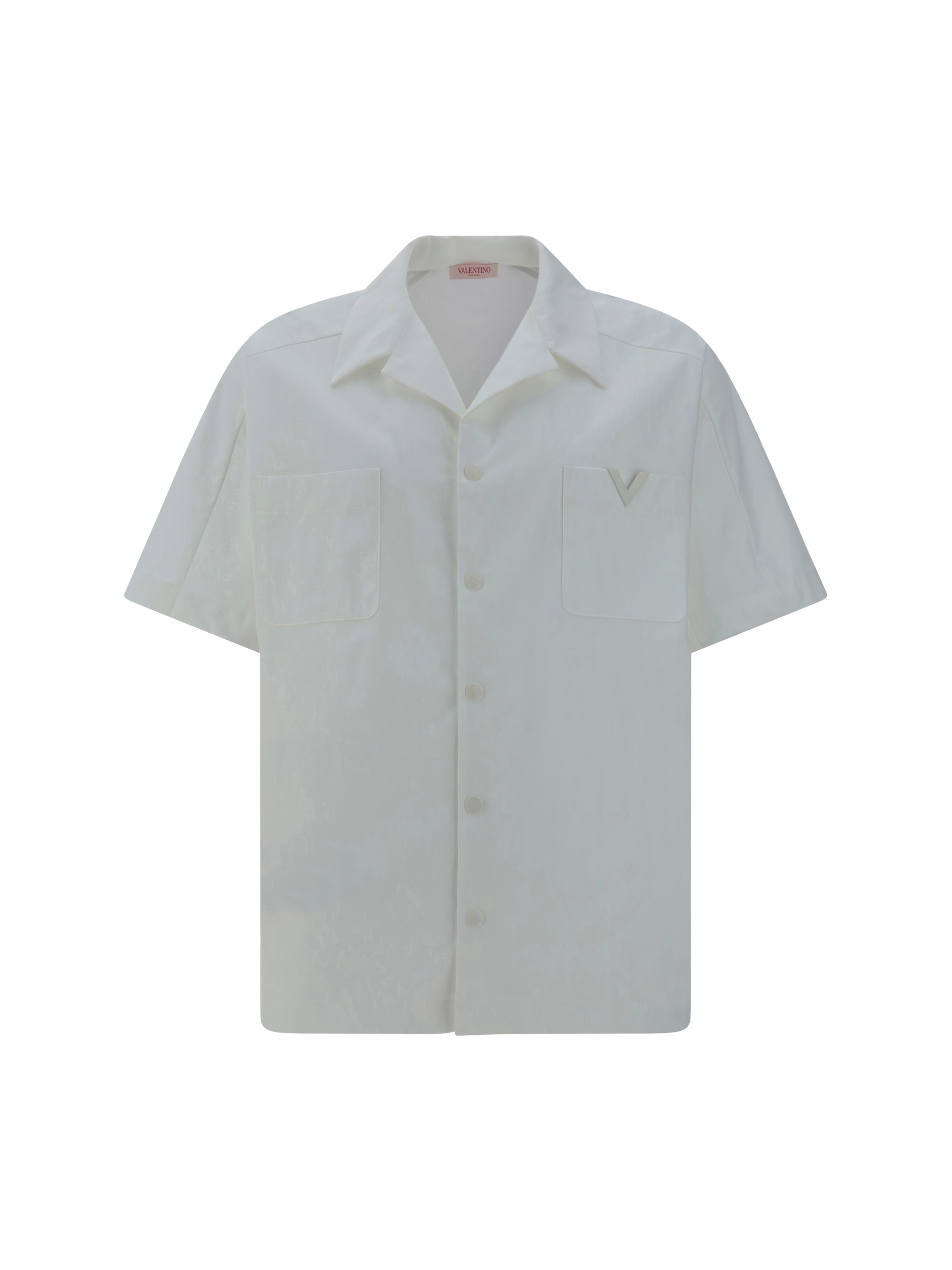 Shop Valentino Pap Shirt In Bianco