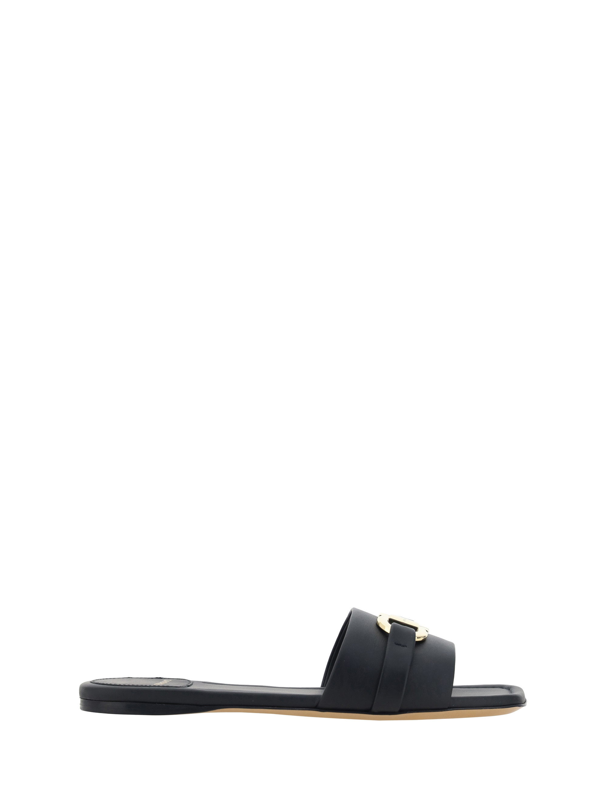 Shop Ferragamo Leah Sandals In Black