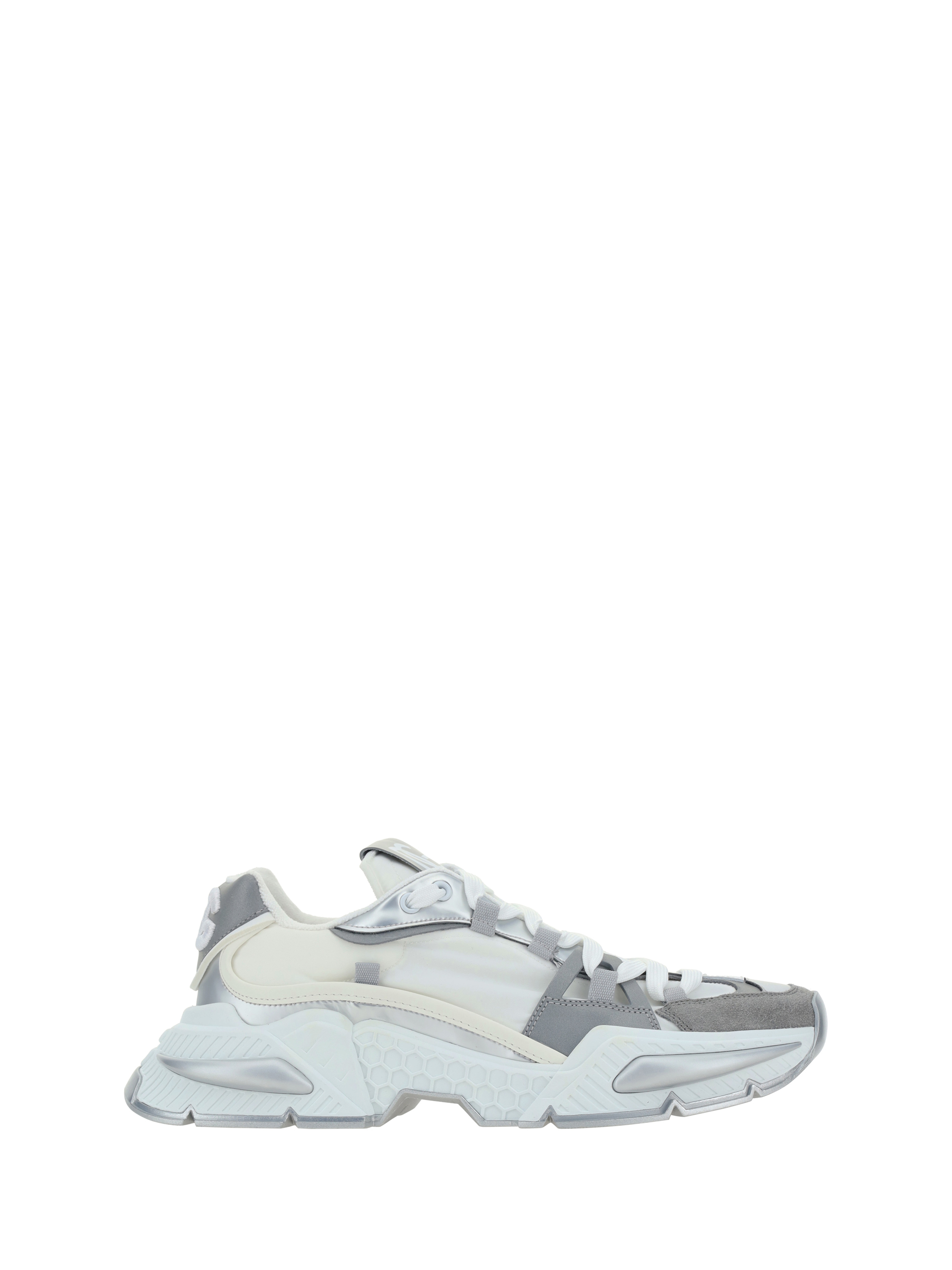 Dolce & Gabbana Trainers In Argento/bianco