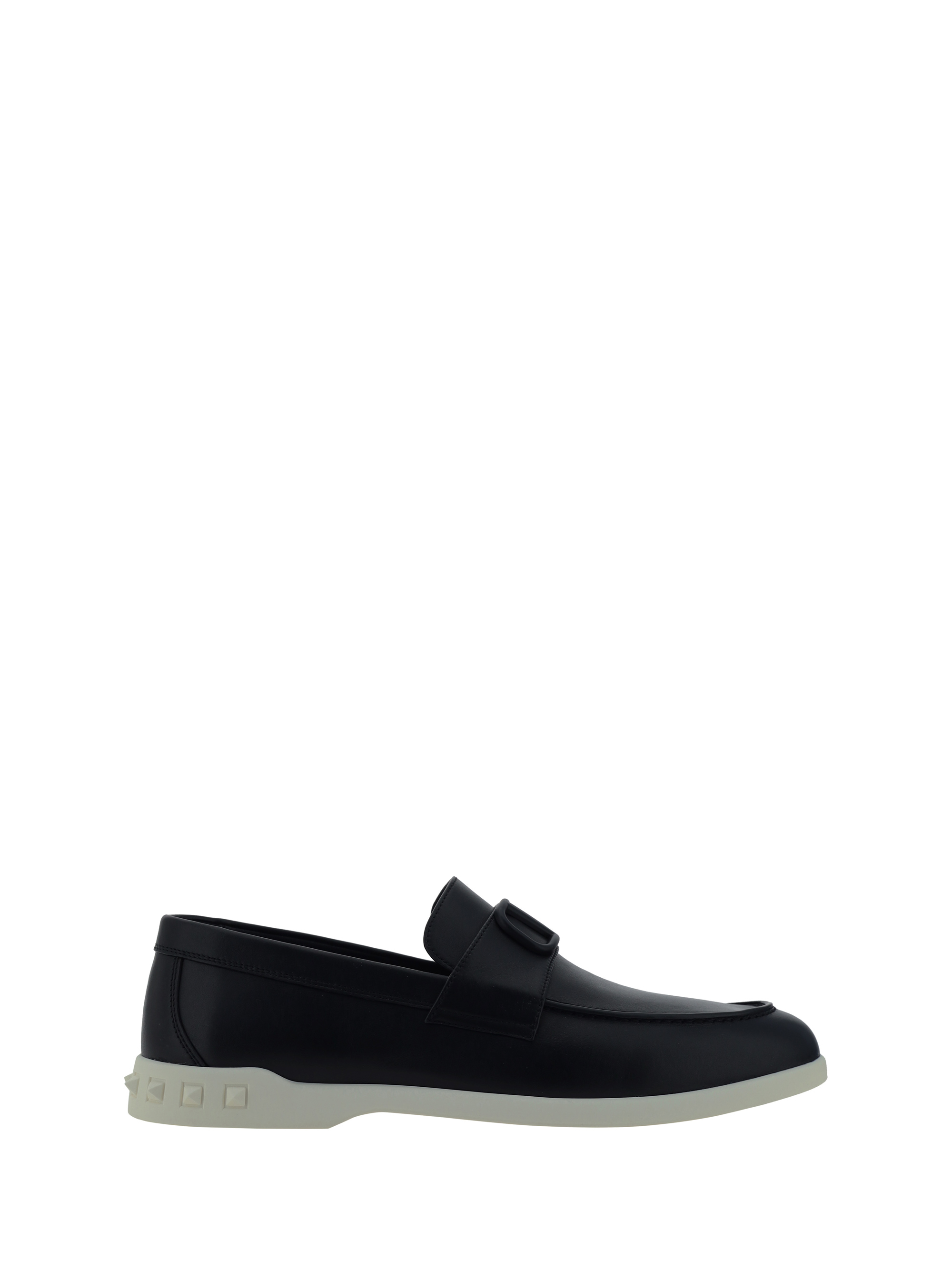 Shop Valentino Garavani Loafers In Nero