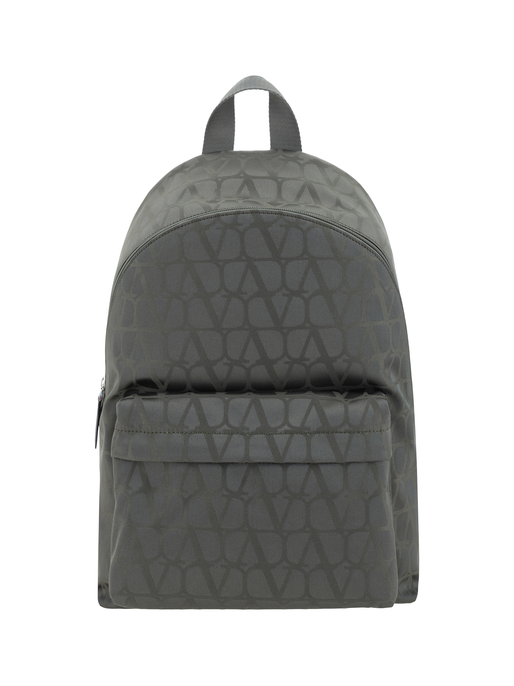 Shop Valentino Backpack In Army Green