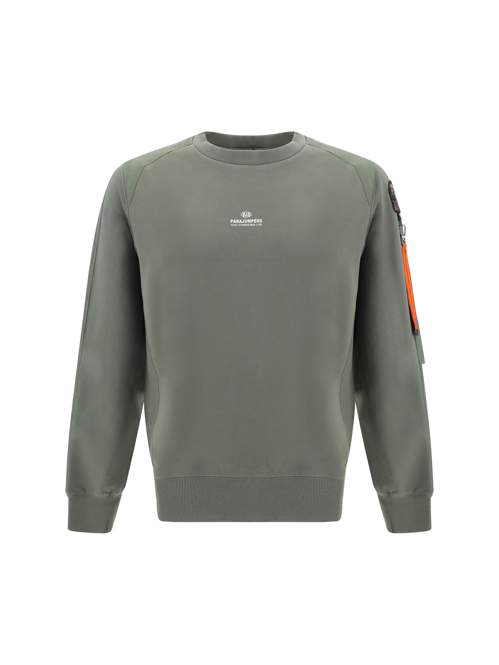 Shop Parajumpers Sabre Basic Sweatshirt In Thyme