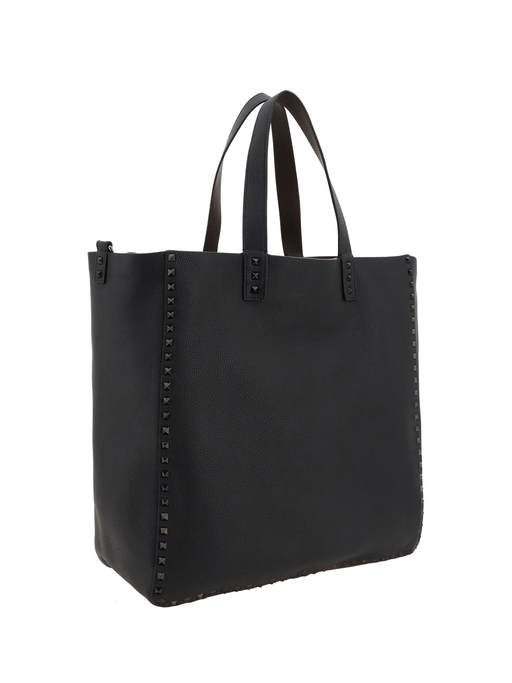 Valentino Men's Rockstud Small Leather Tote Bag