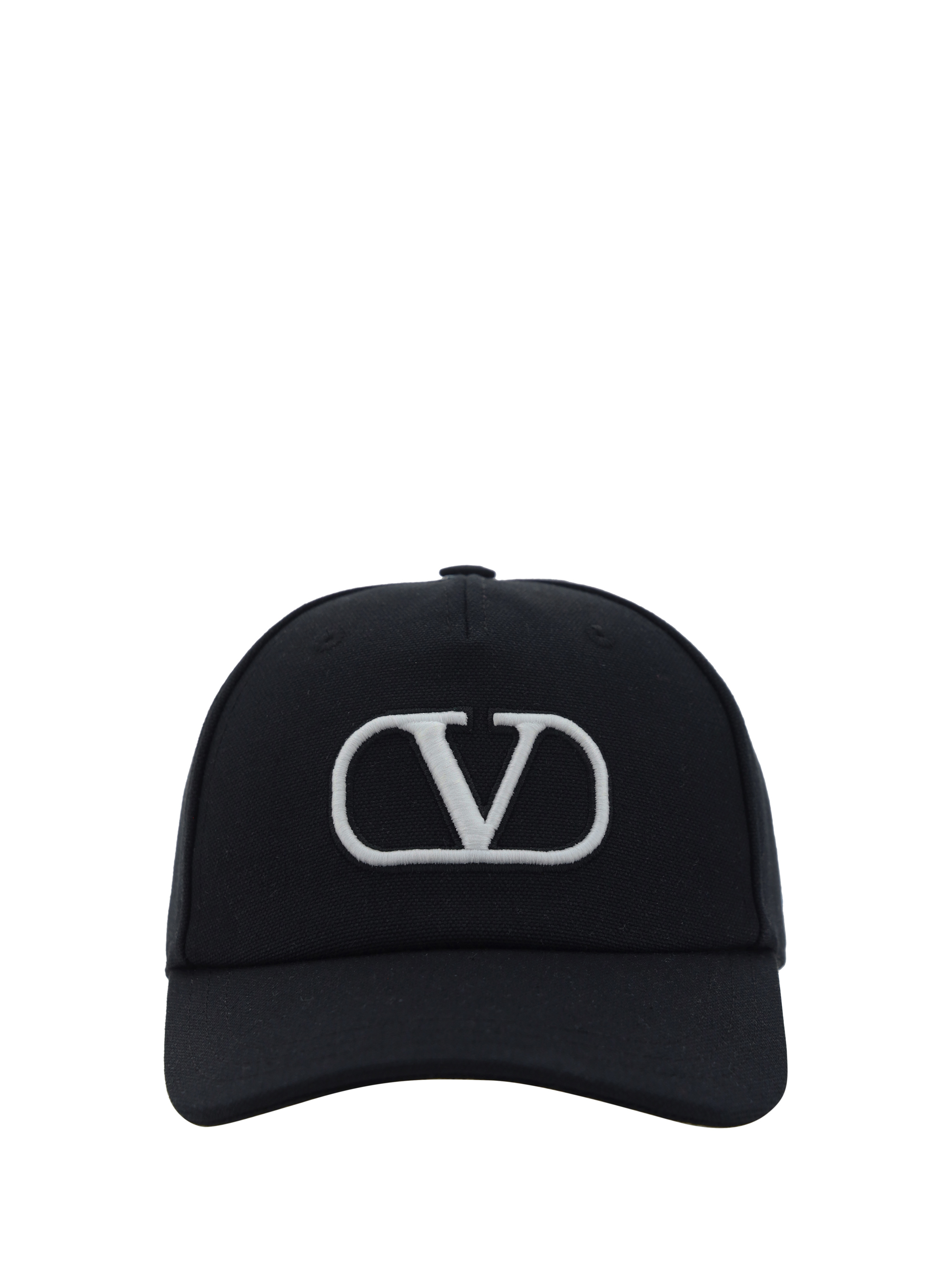 Shop Valentino Baseball Hat In Nero/bianco