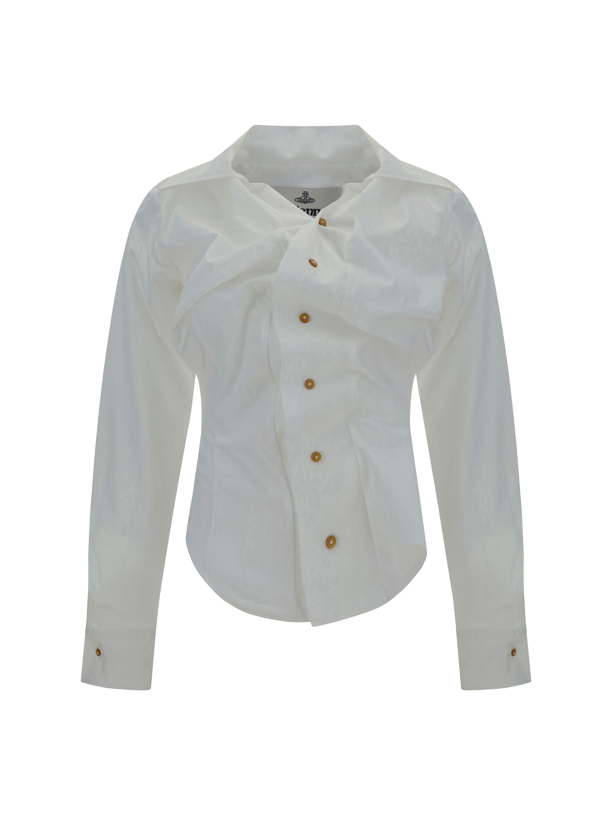 Vivienne Westwood Drunken Shirt In White