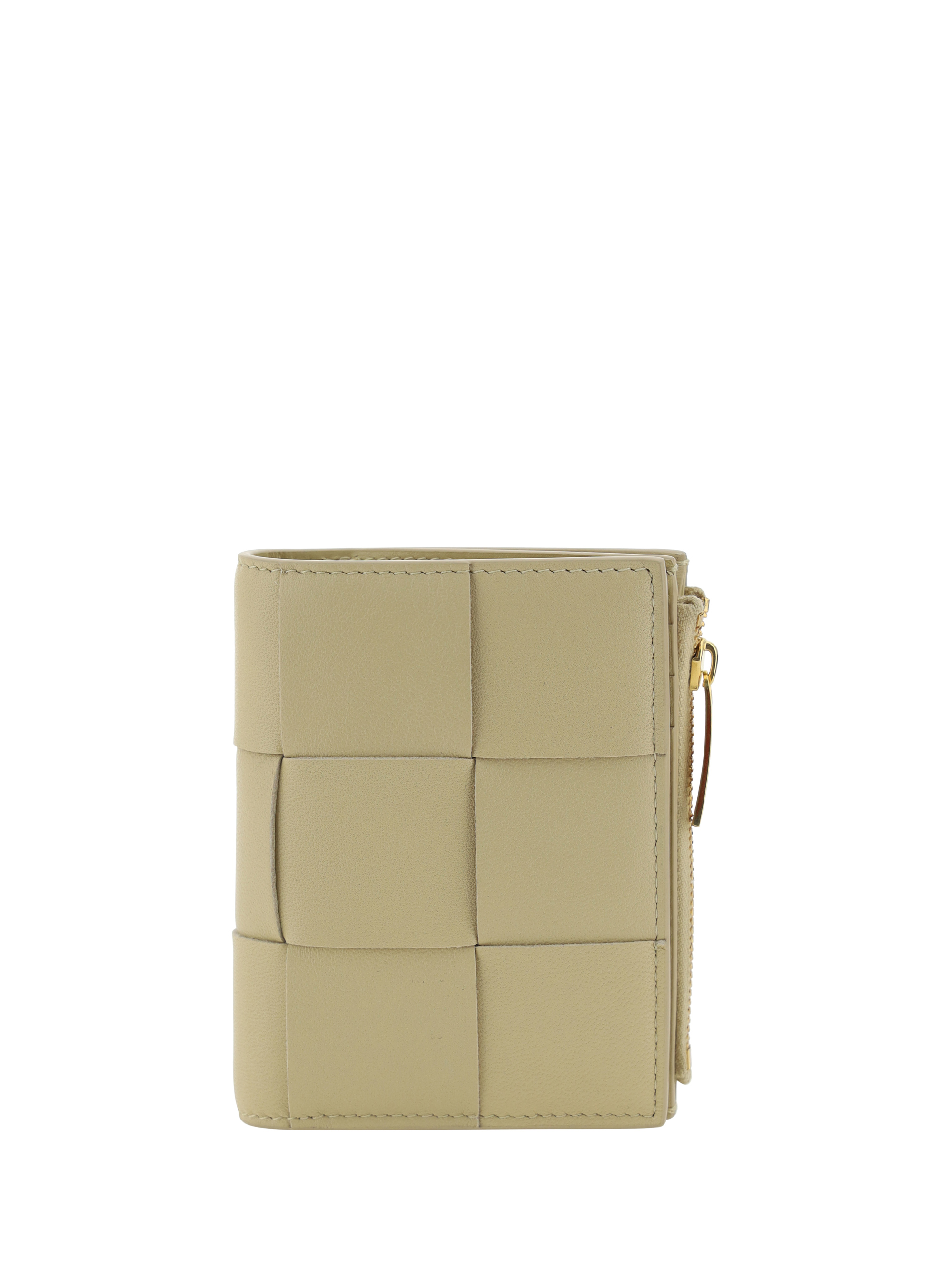 Shop Bottega Veneta Wallet In Porridge-gold