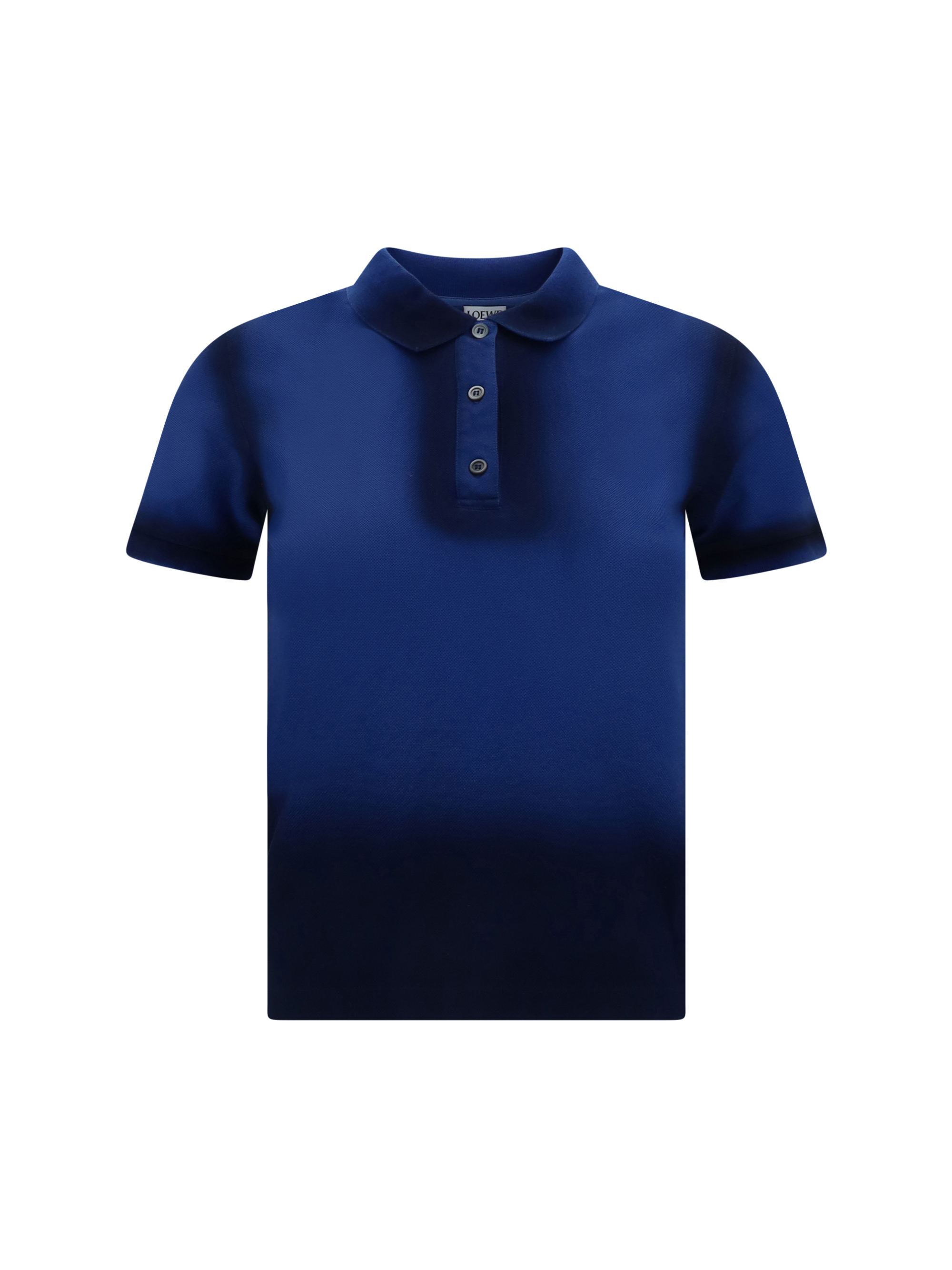 Shop Loewe Polo Shirt In Greek Blue