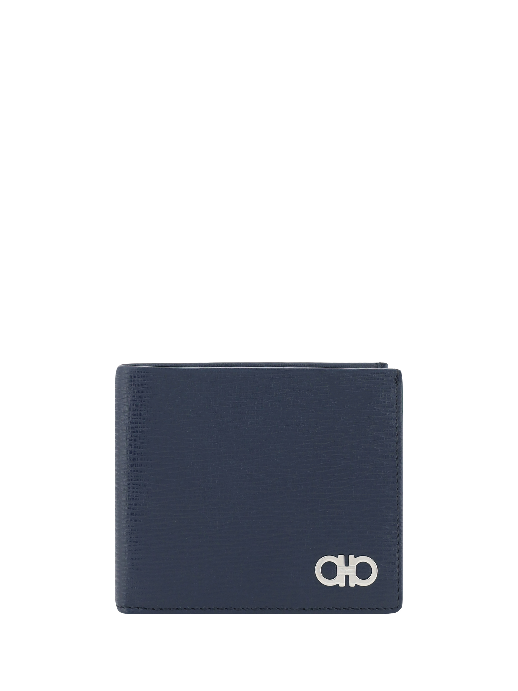 Shop Ferragamo Wallet In Black-blue