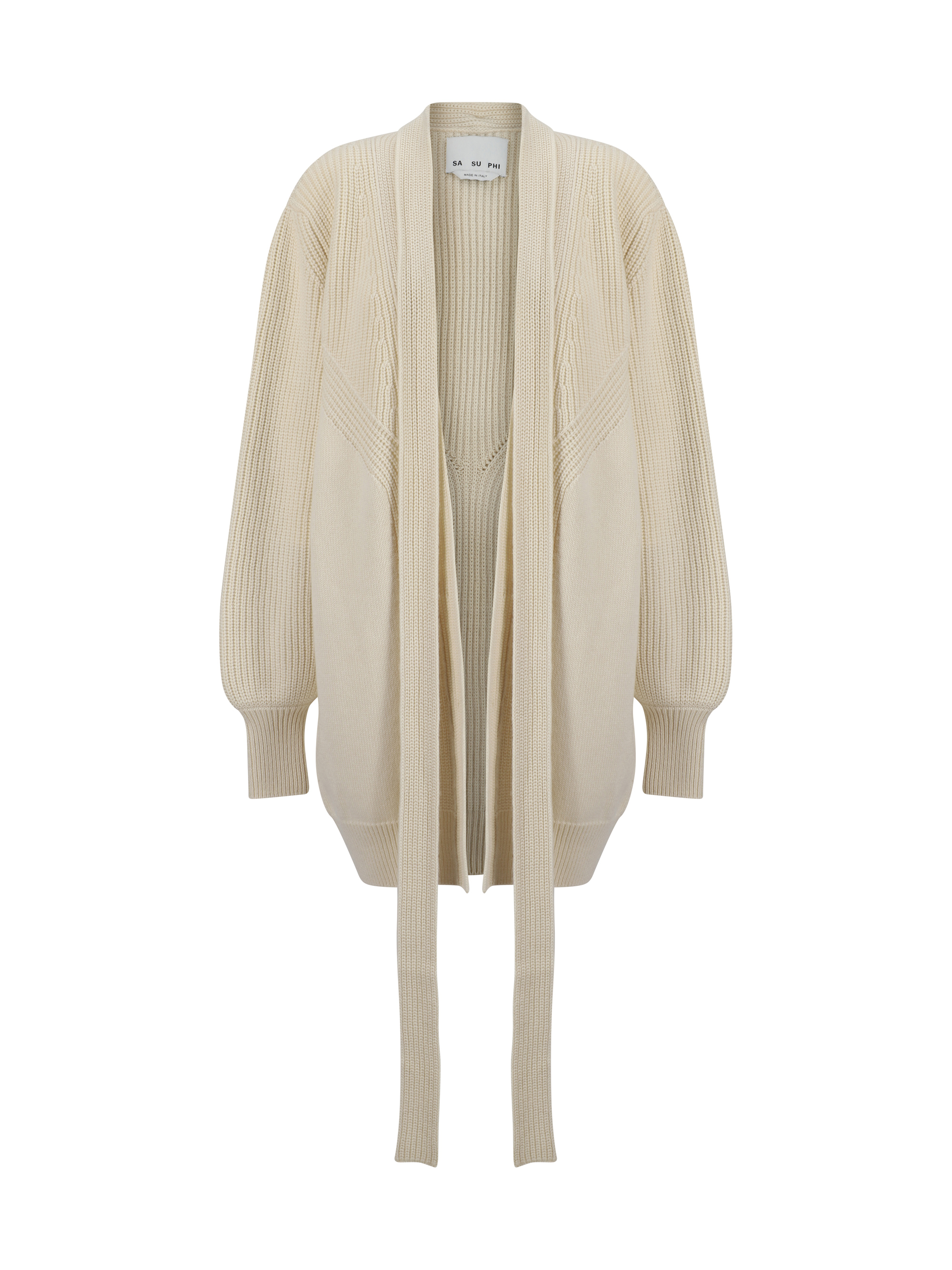 Shop Sa Su Phi Armor Cardigan In Ivory