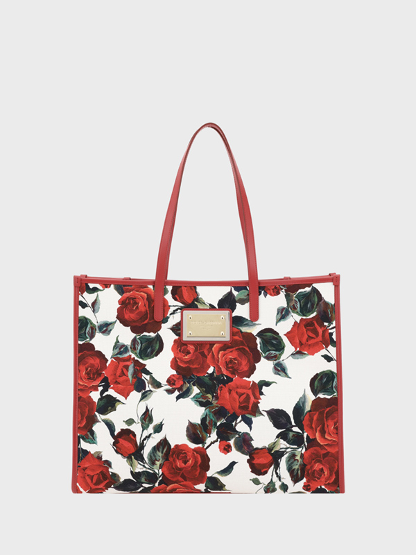 Borsa Tote stampa floreale