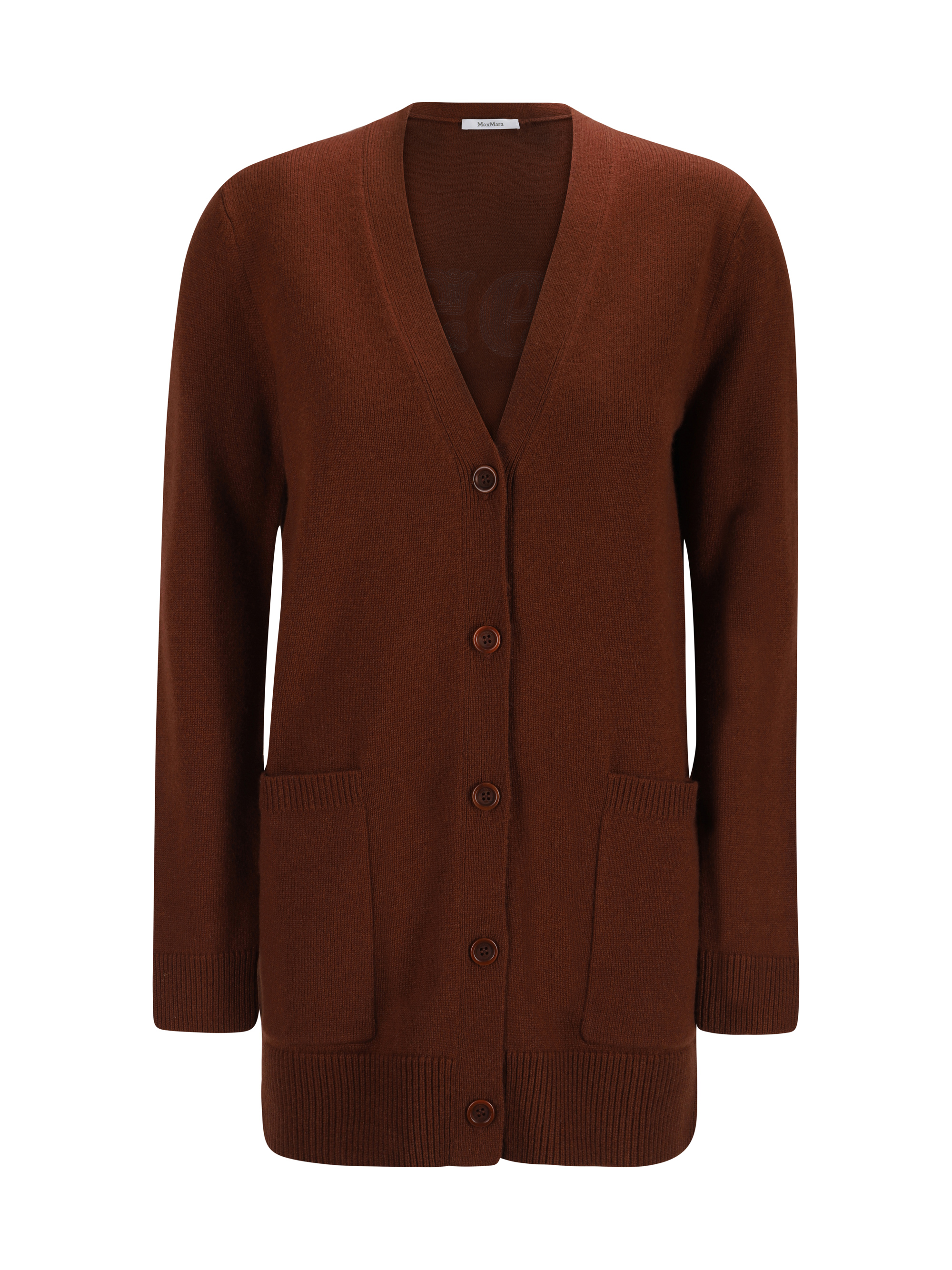 Shop Max Mara Villar Cardigan In Ruggine