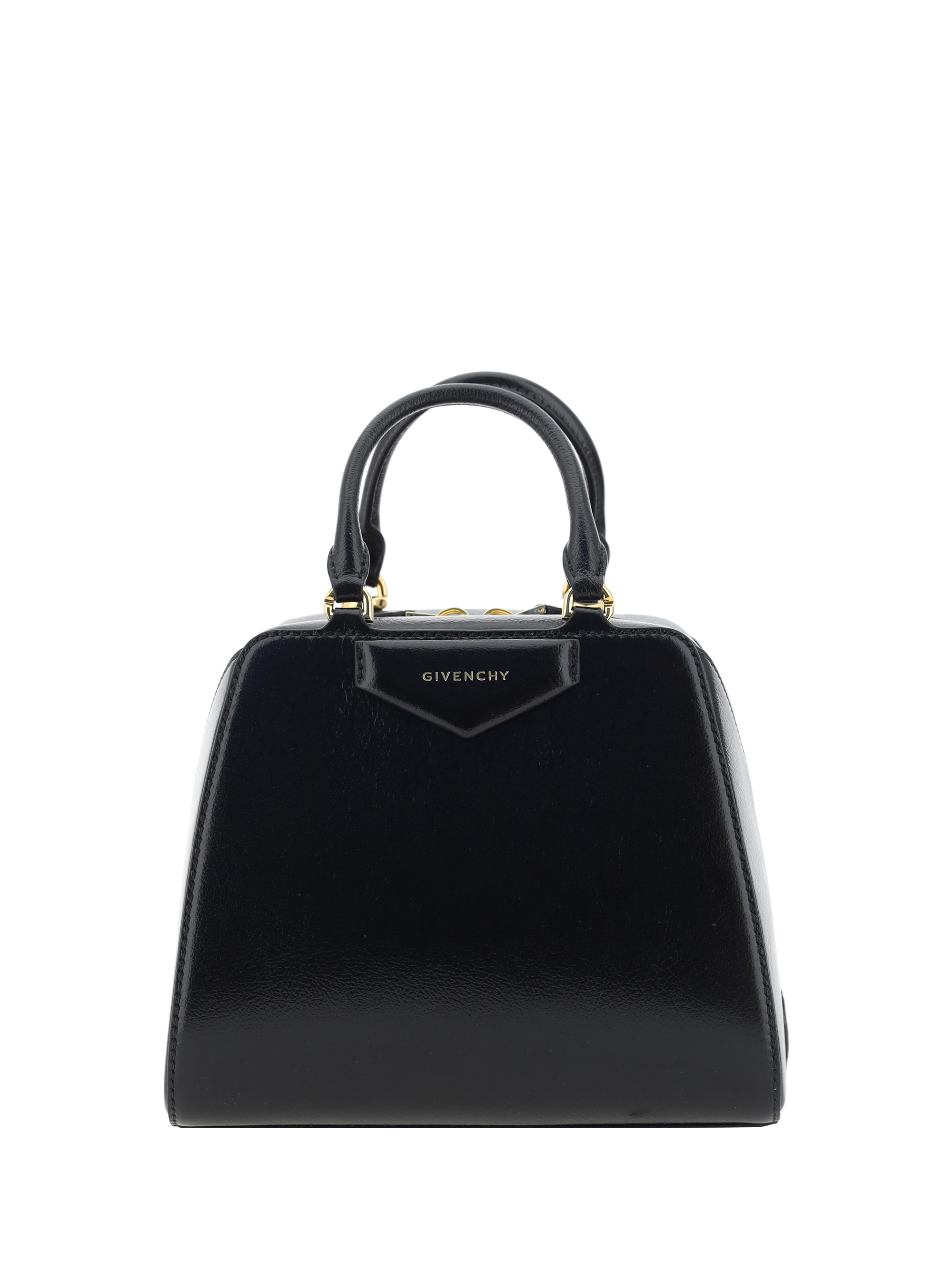 Shop Givenchy Antigona Cube Mini Handbag In Black