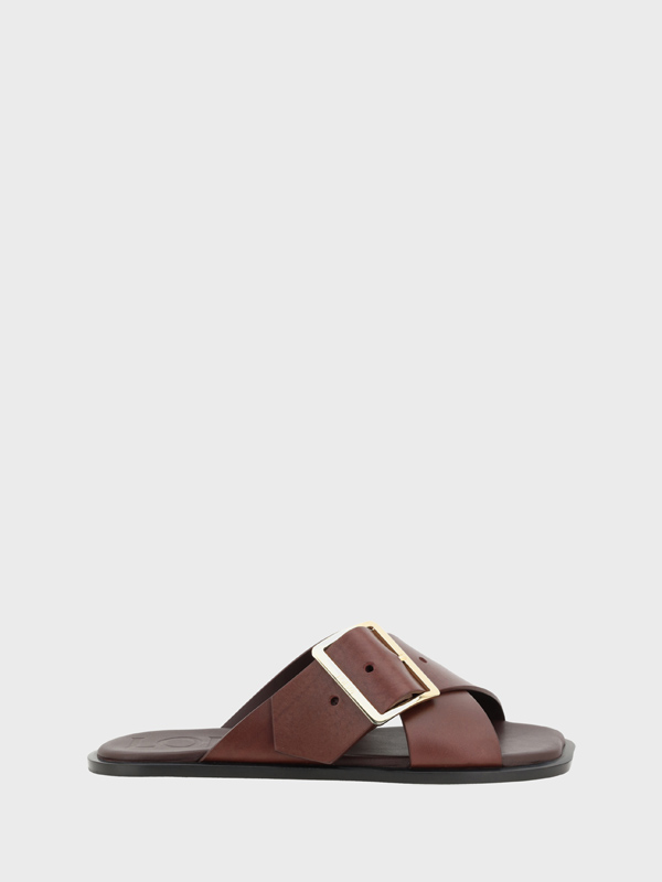 Petal Belt low sandals