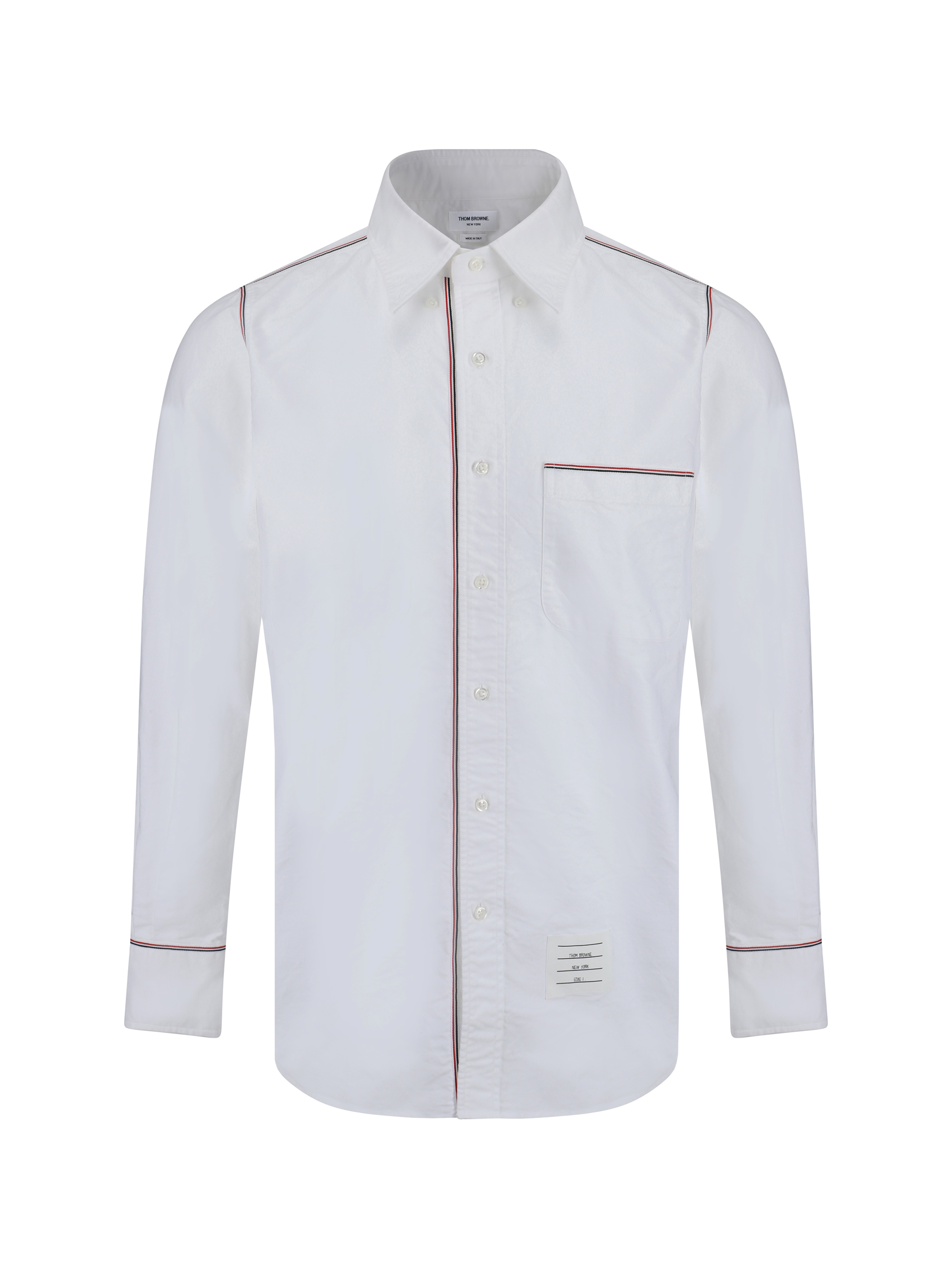 Shop Thom Browne Shirt In White