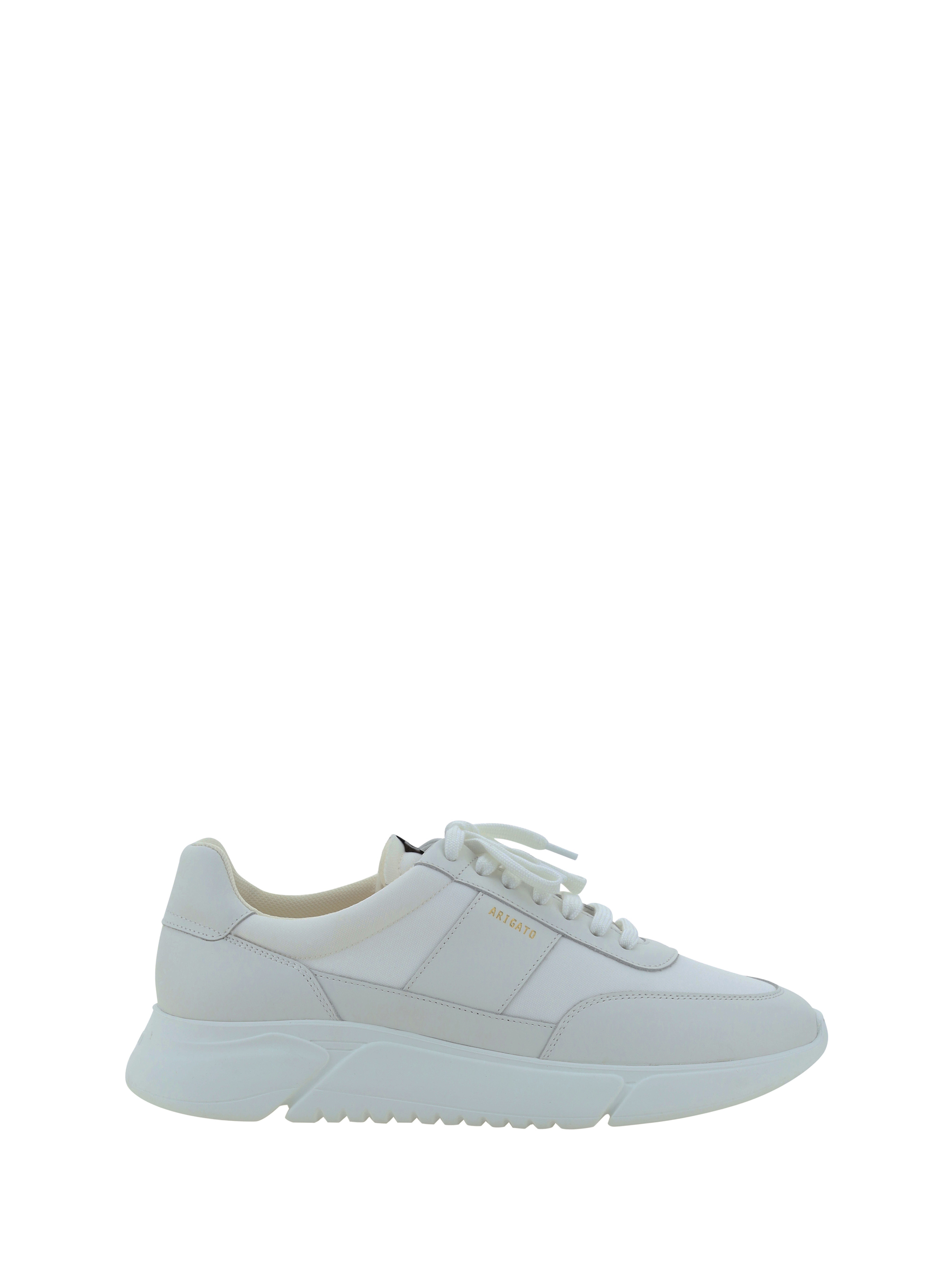 Shop Axel Arigato Genesis Vintage Sneakers In White/white