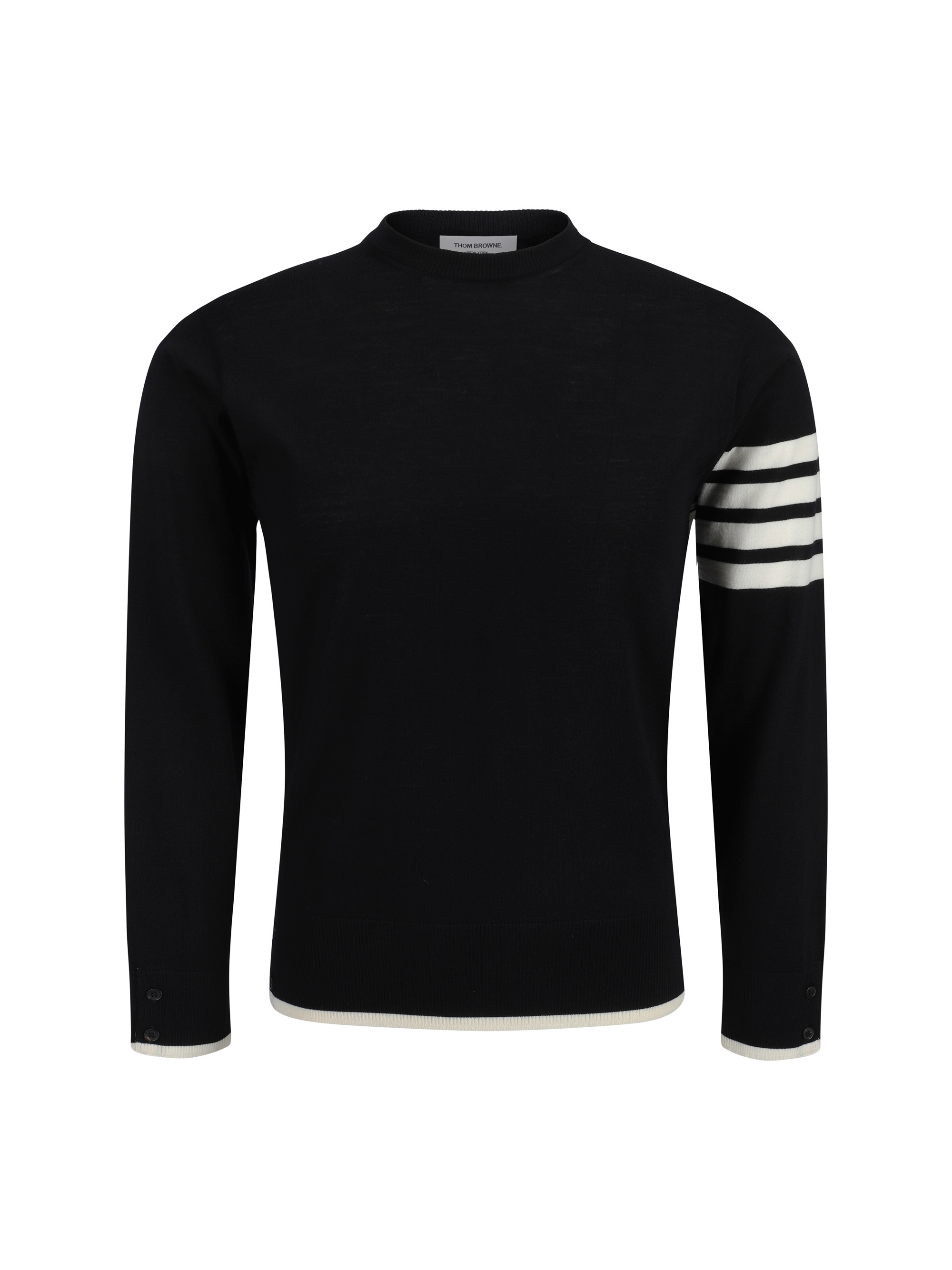 Shop Thom Browne Sweater In Black