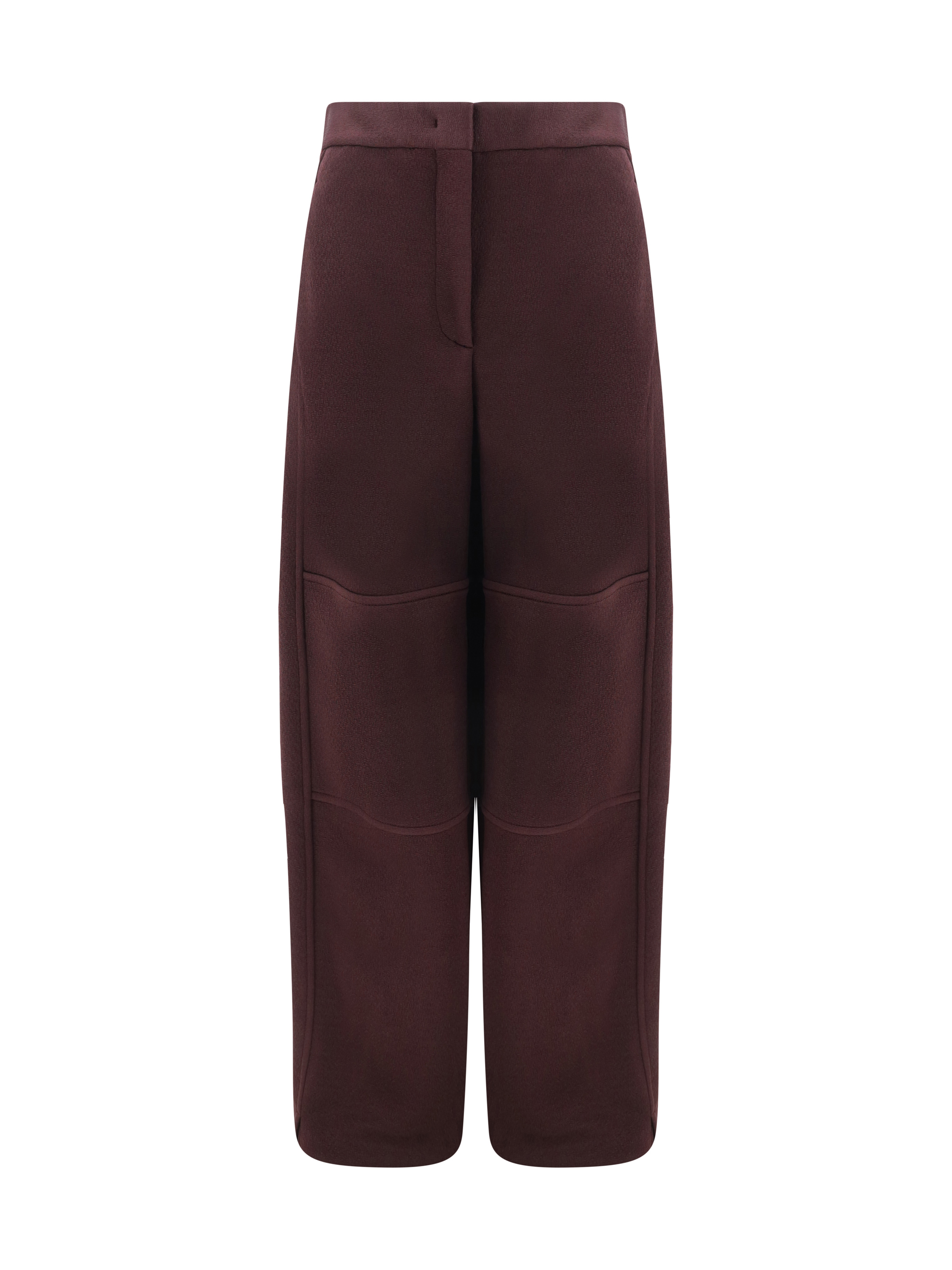 Shop Jil Sander Pants In Plum