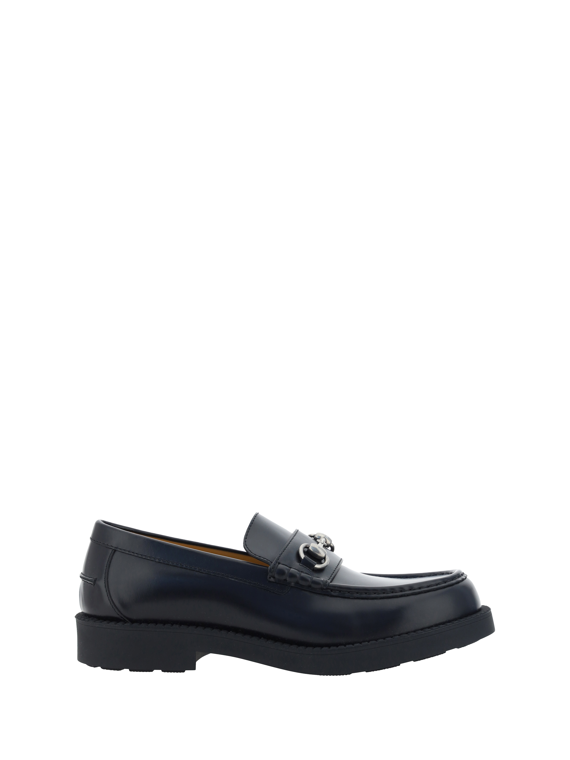 Shop Gucci Loafers In Nero