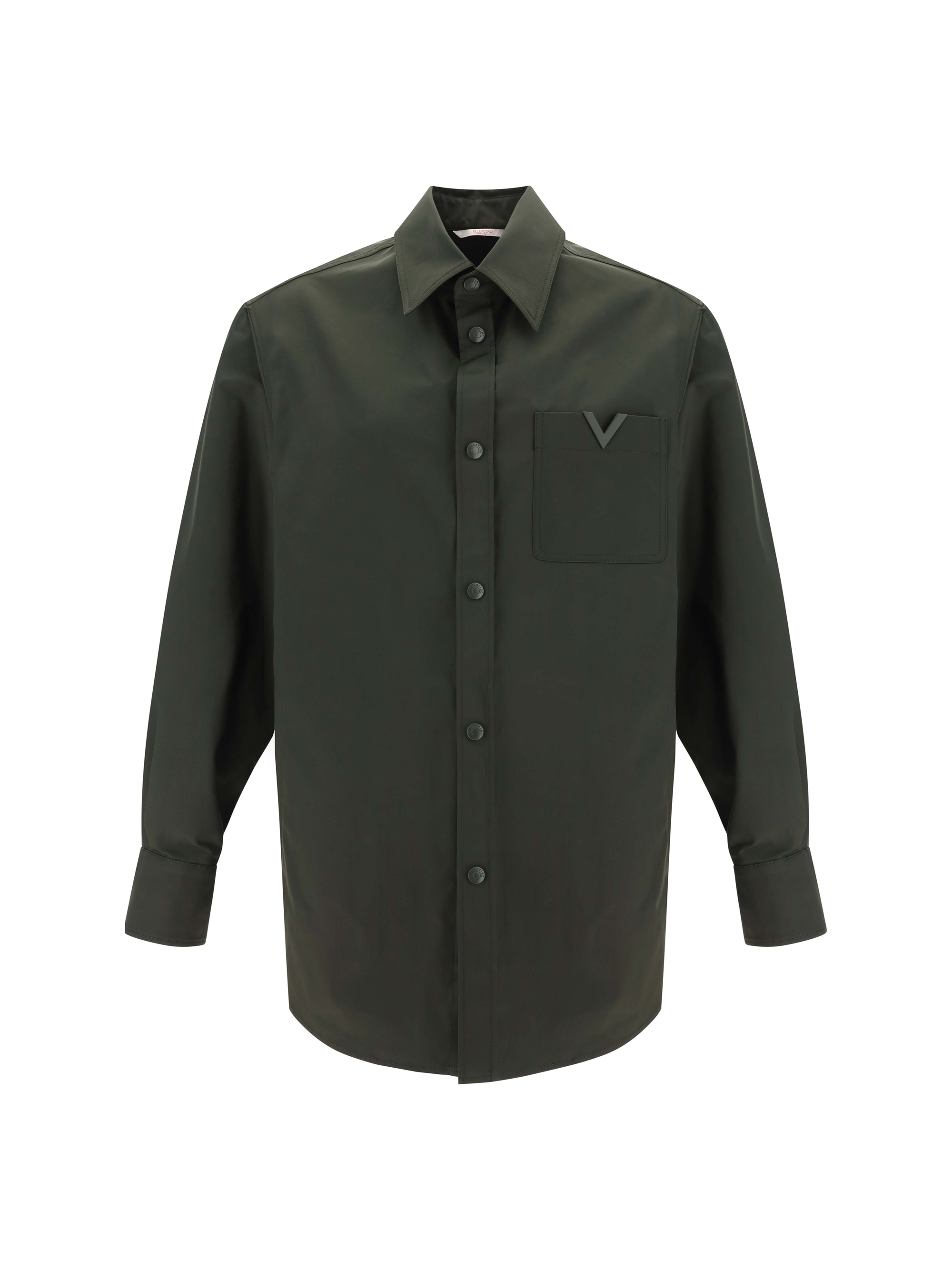 Valentino Pap Shirt In Olive