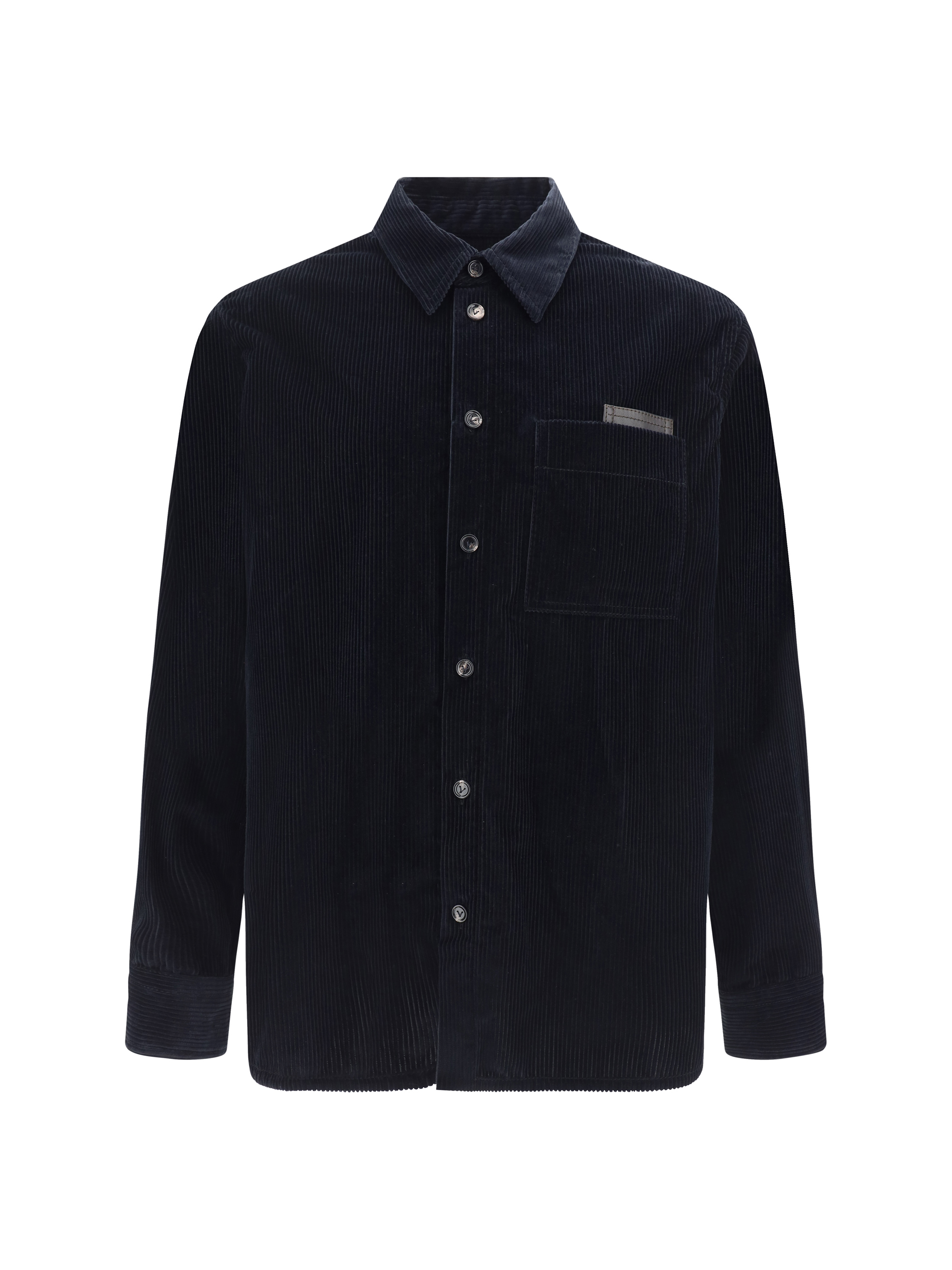 Shop Bottega Veneta Shirt In Midnight Blue