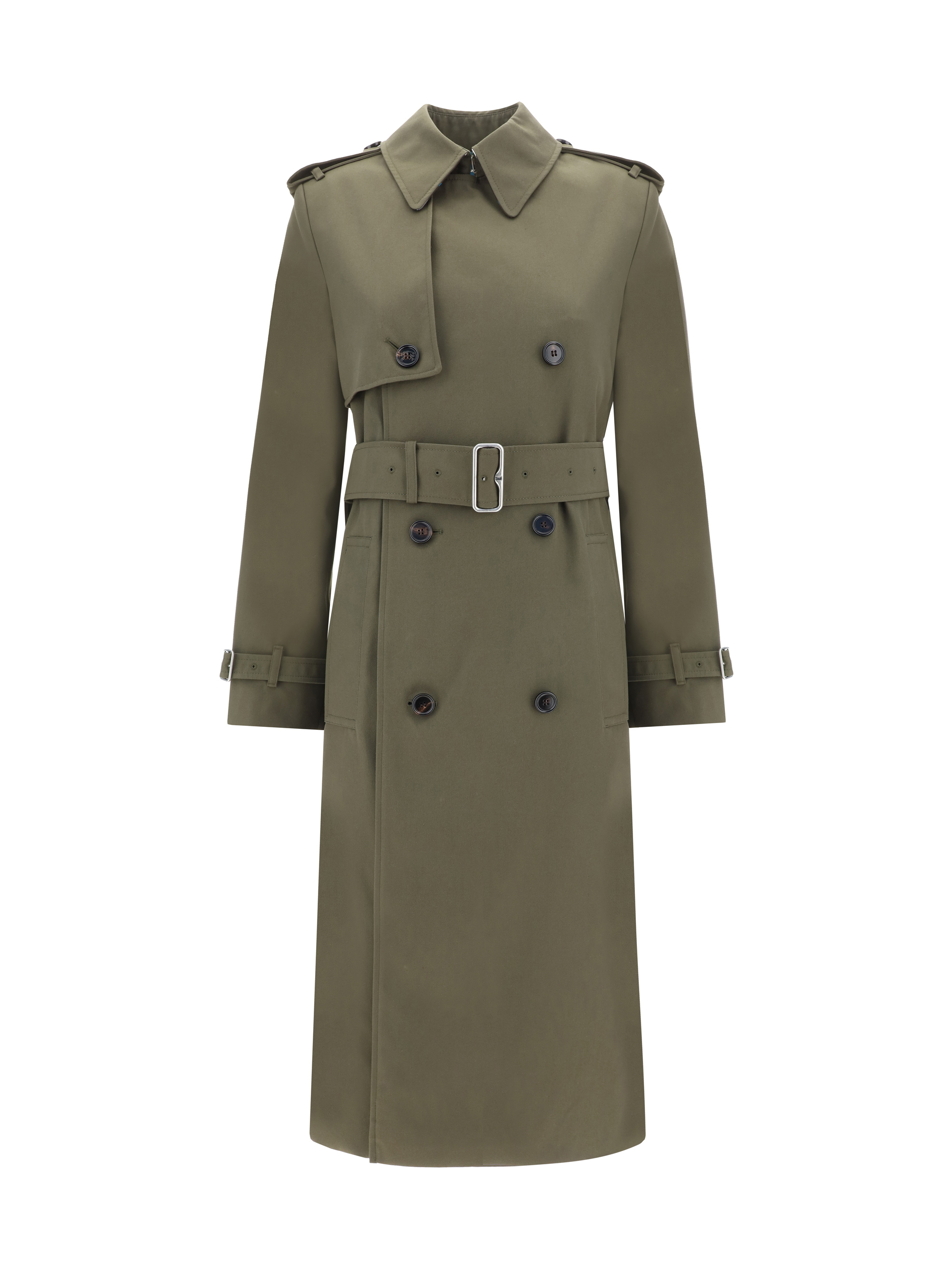 Shop Burberry Breasted Trench Jacket In Loch