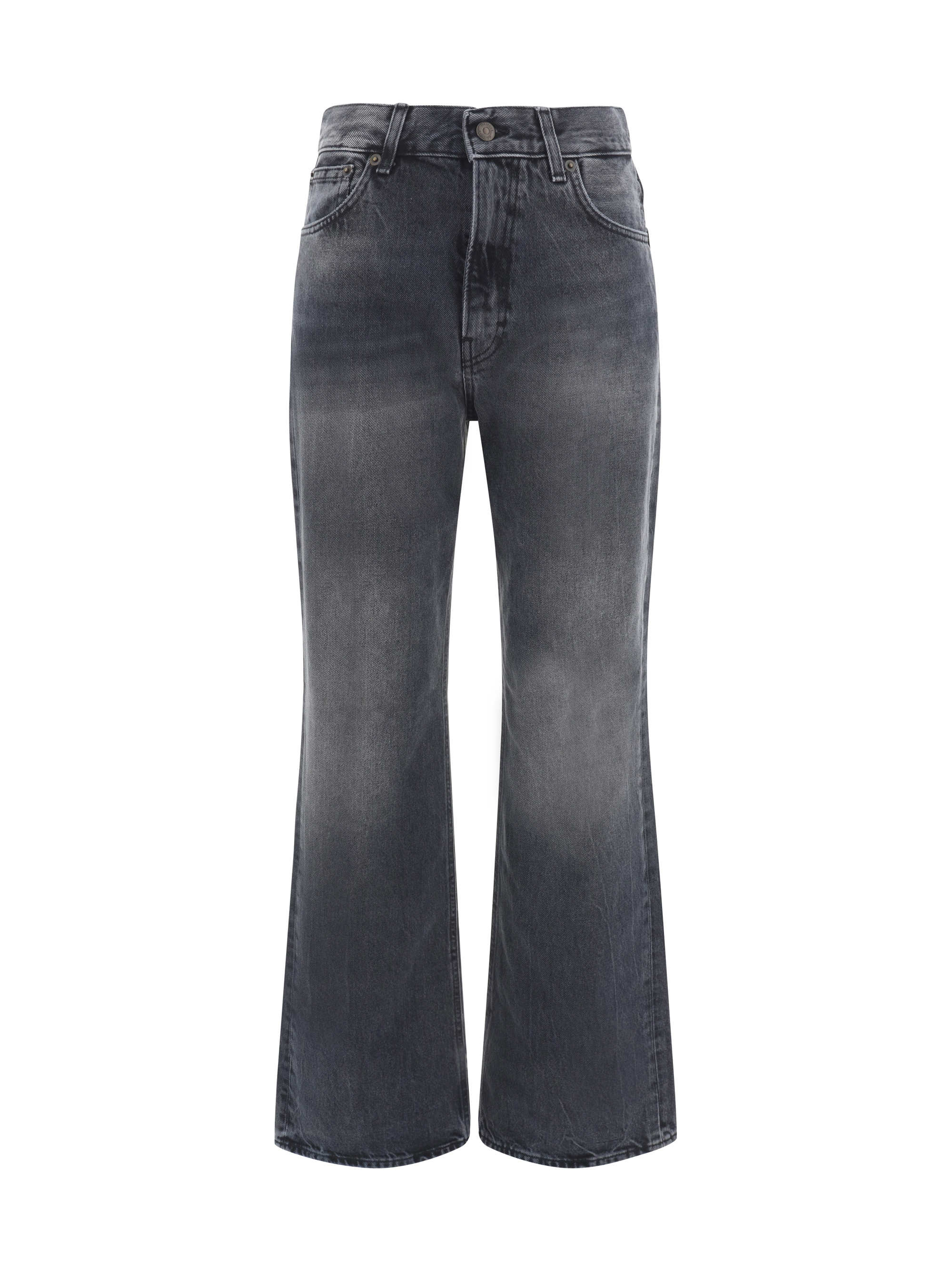 Shop Haikure Korea Jeans In Spider Black