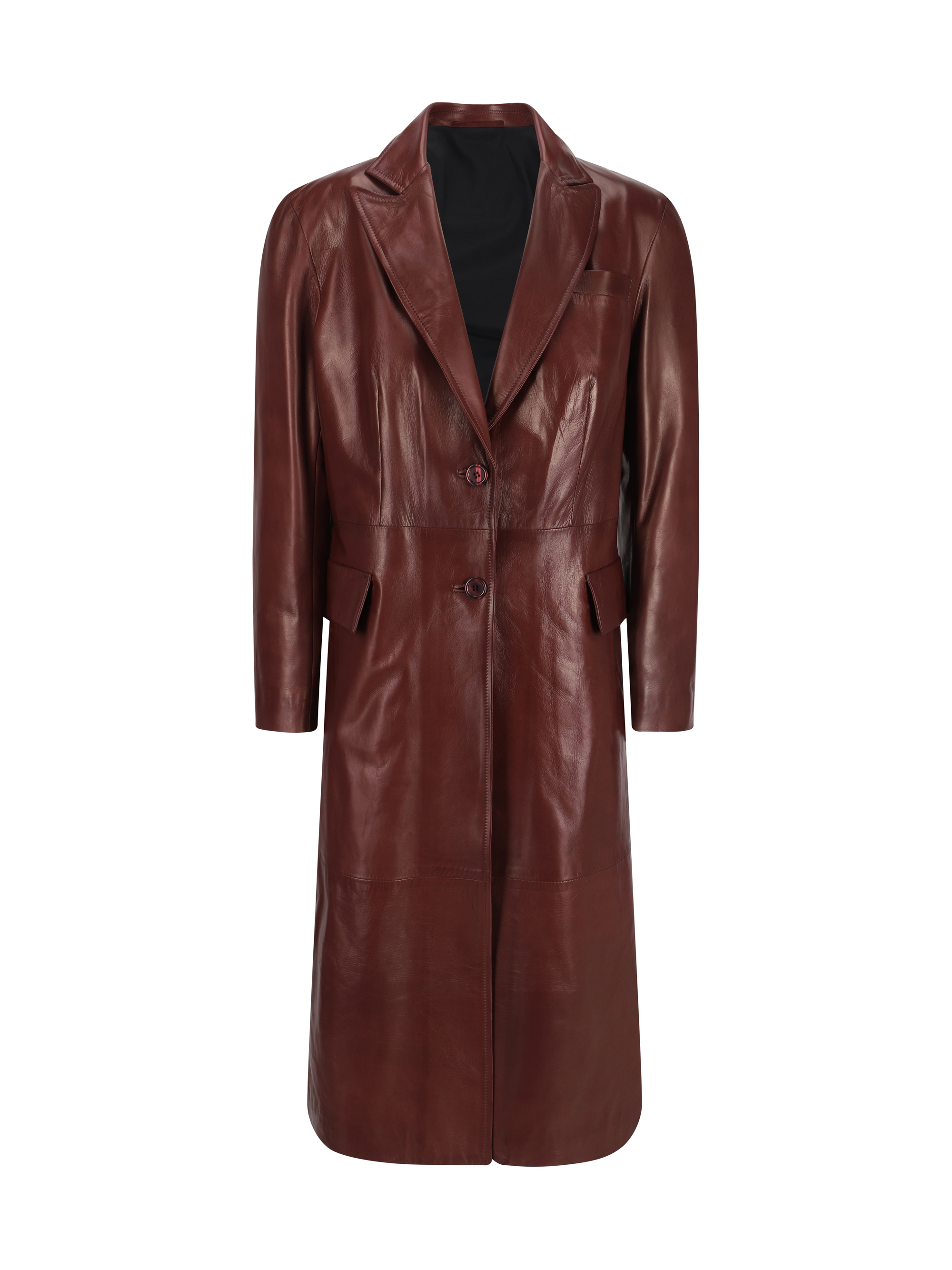 Shop Salvatore Santoro Coat In Bordeaux