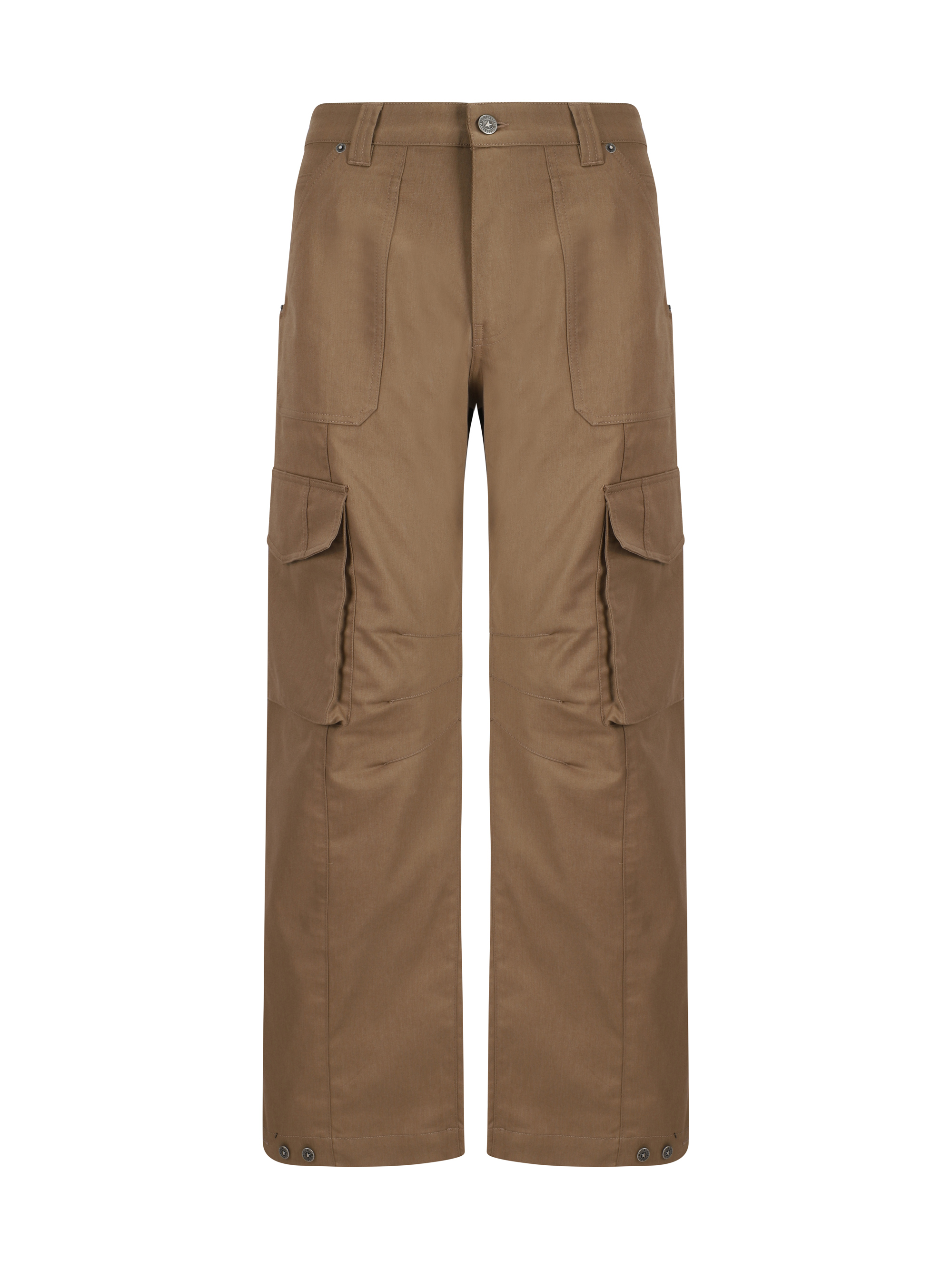 Shop Golden Goose Golden Cargo Pants In Khaki Beige