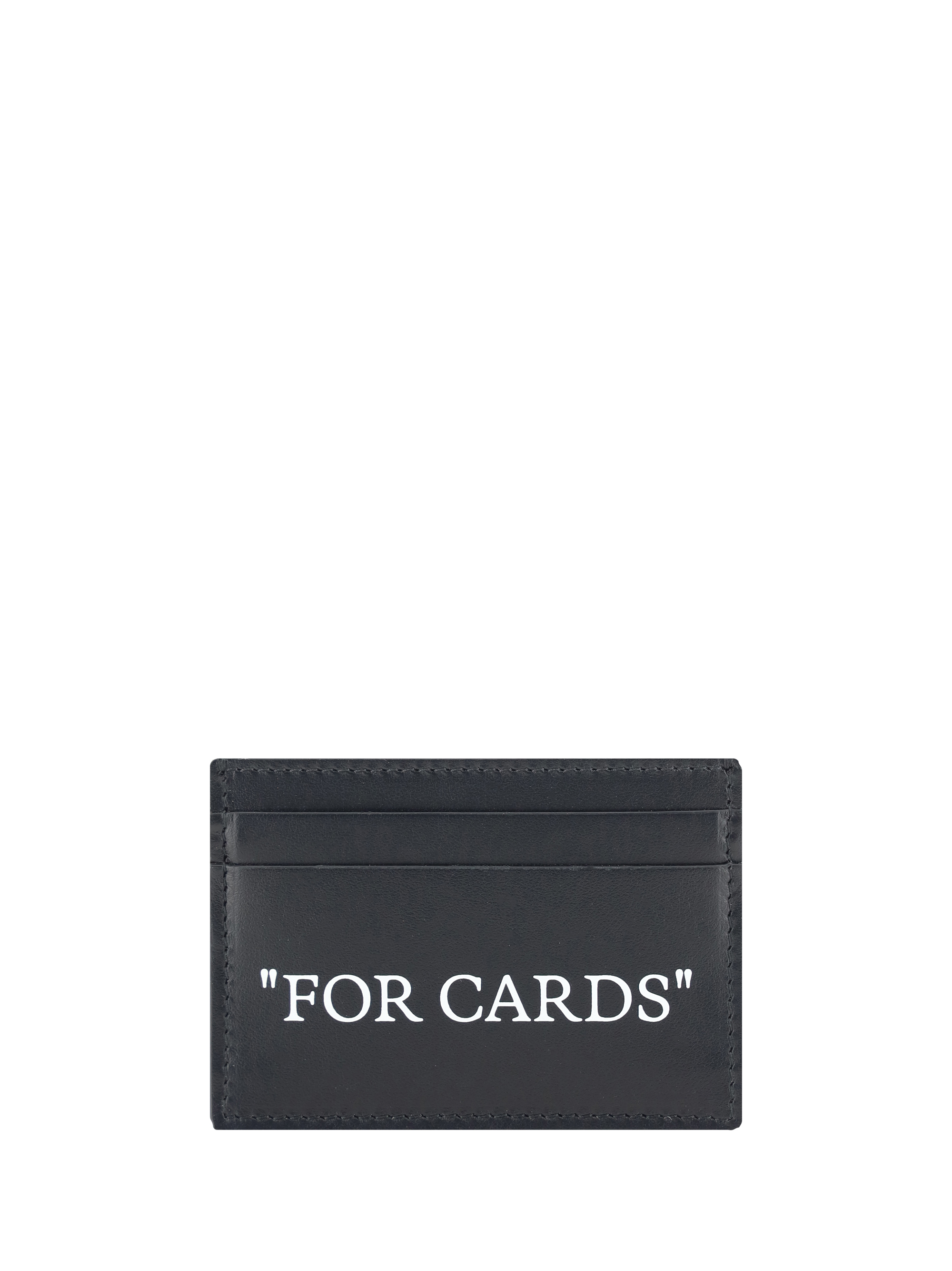 Off-white Card Holder In Black White