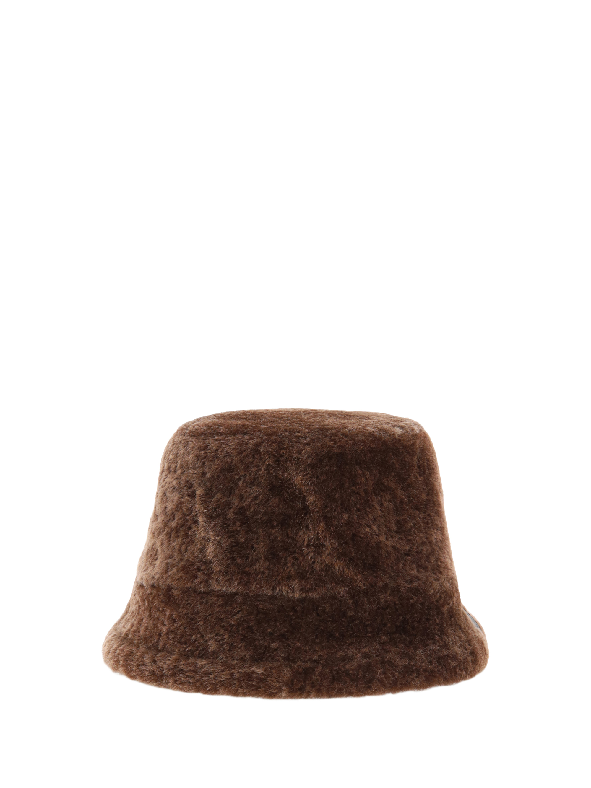 Shop Loewe Bucket Hat In Chocolate