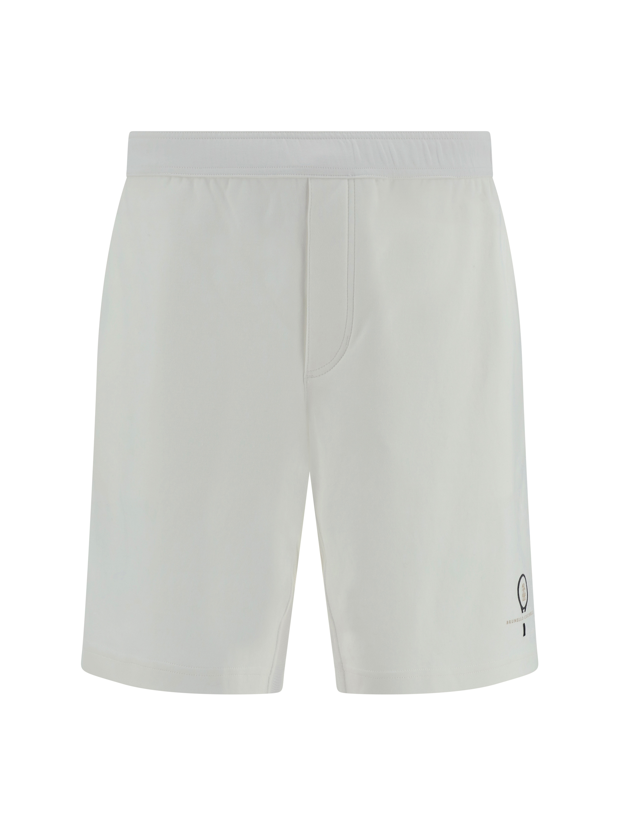 Shop Brunello Cucinelli Shorts In Bianco