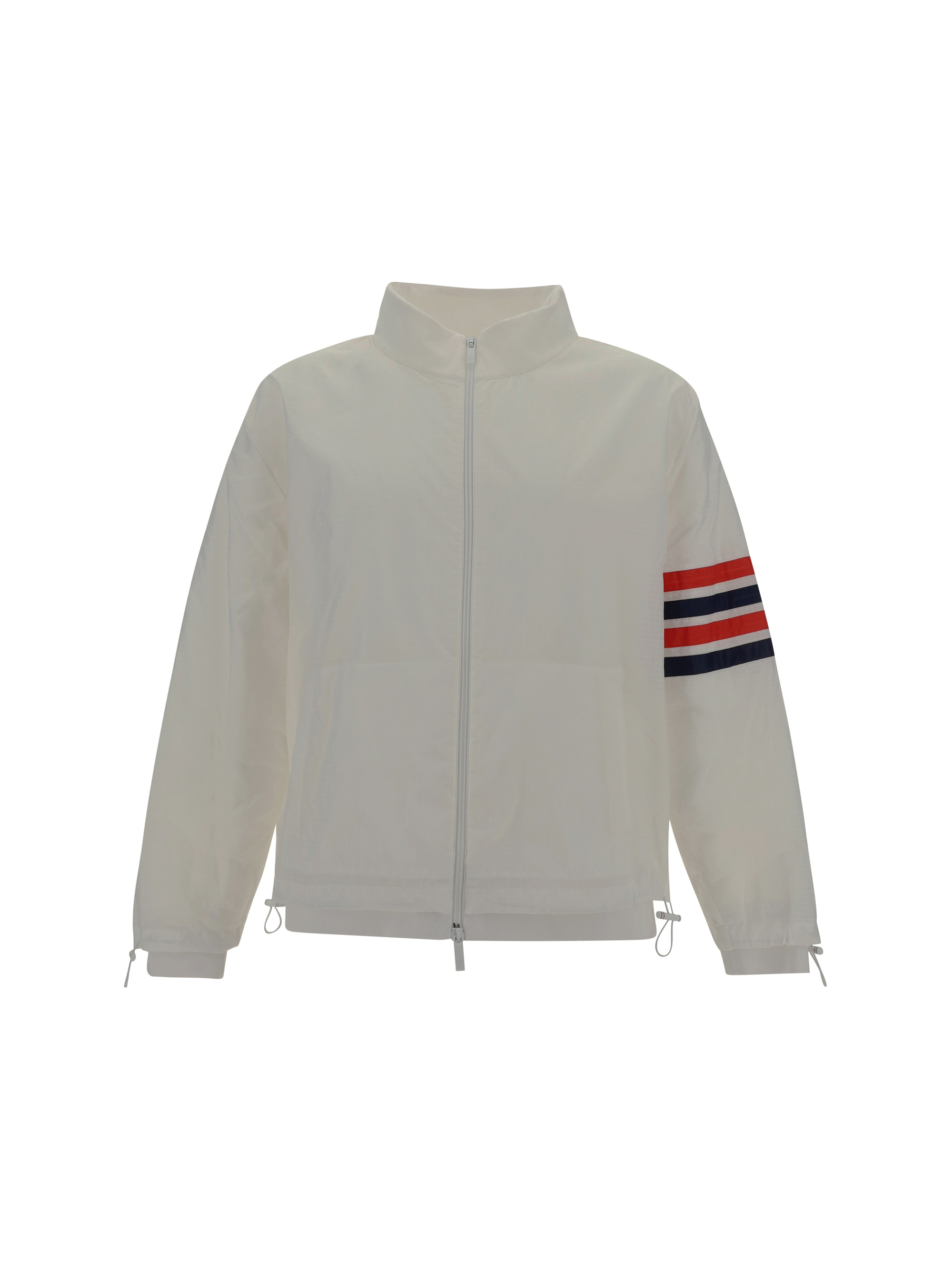 Shop Thom Browne Jacket In White