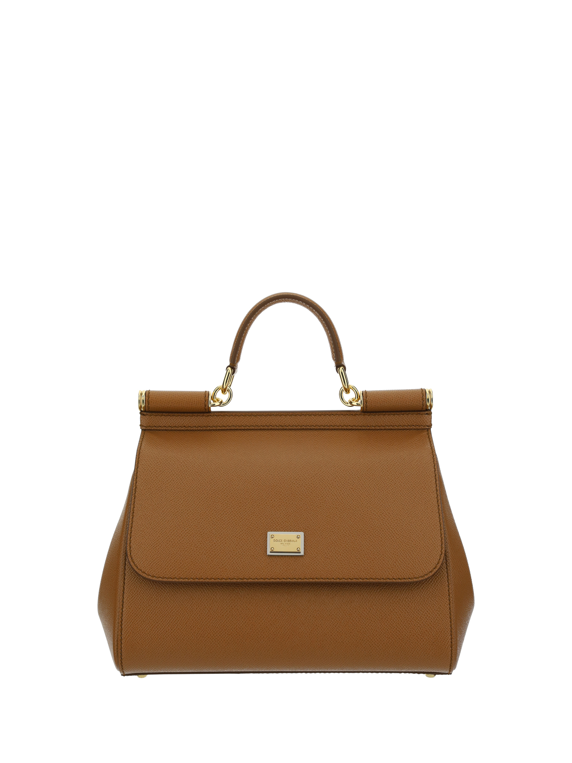 Dolce & Gabbana Sicily Handbag In Caramello