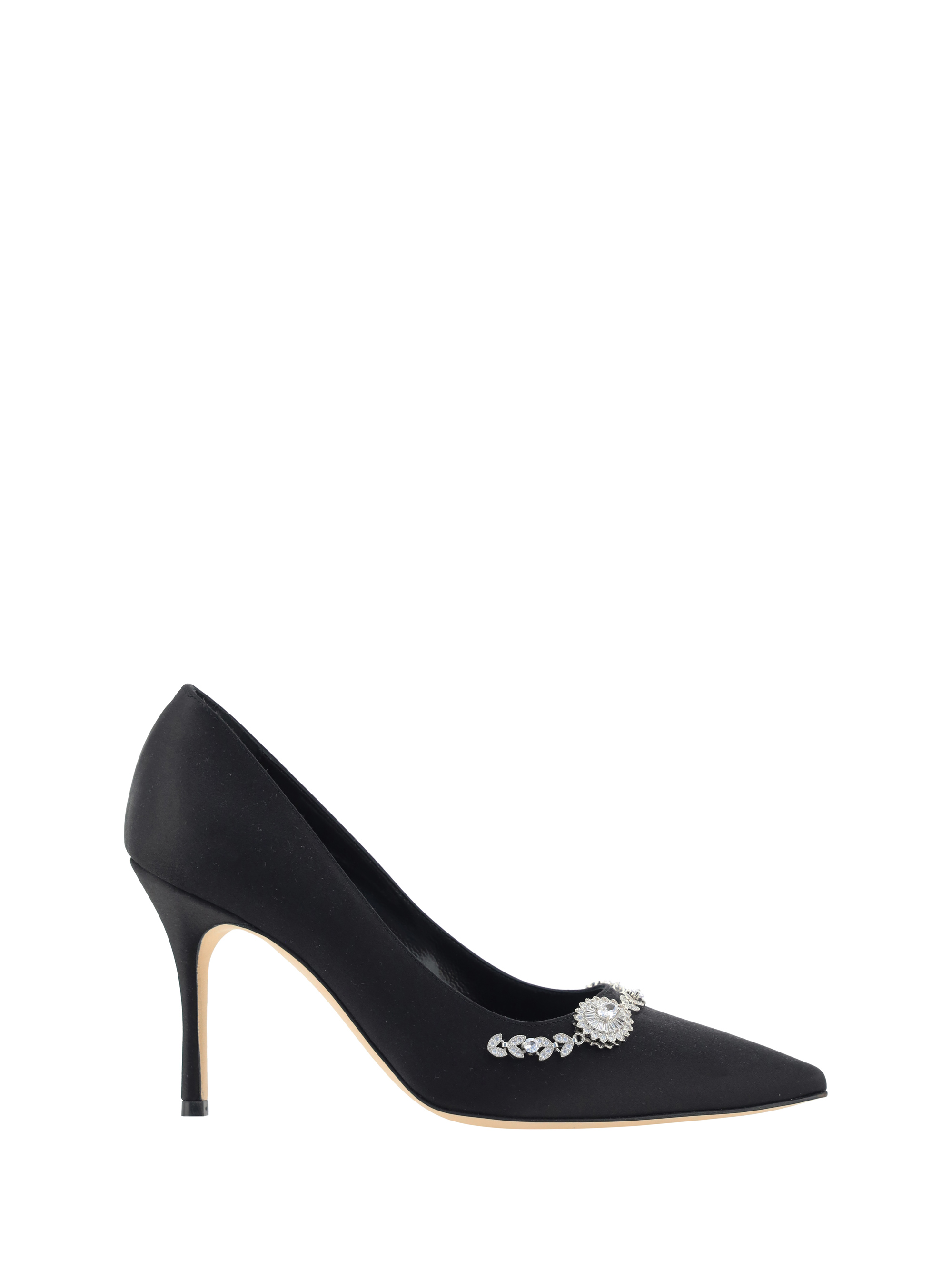 Shop Manolo Blahnik Lamik Pumps In Blck