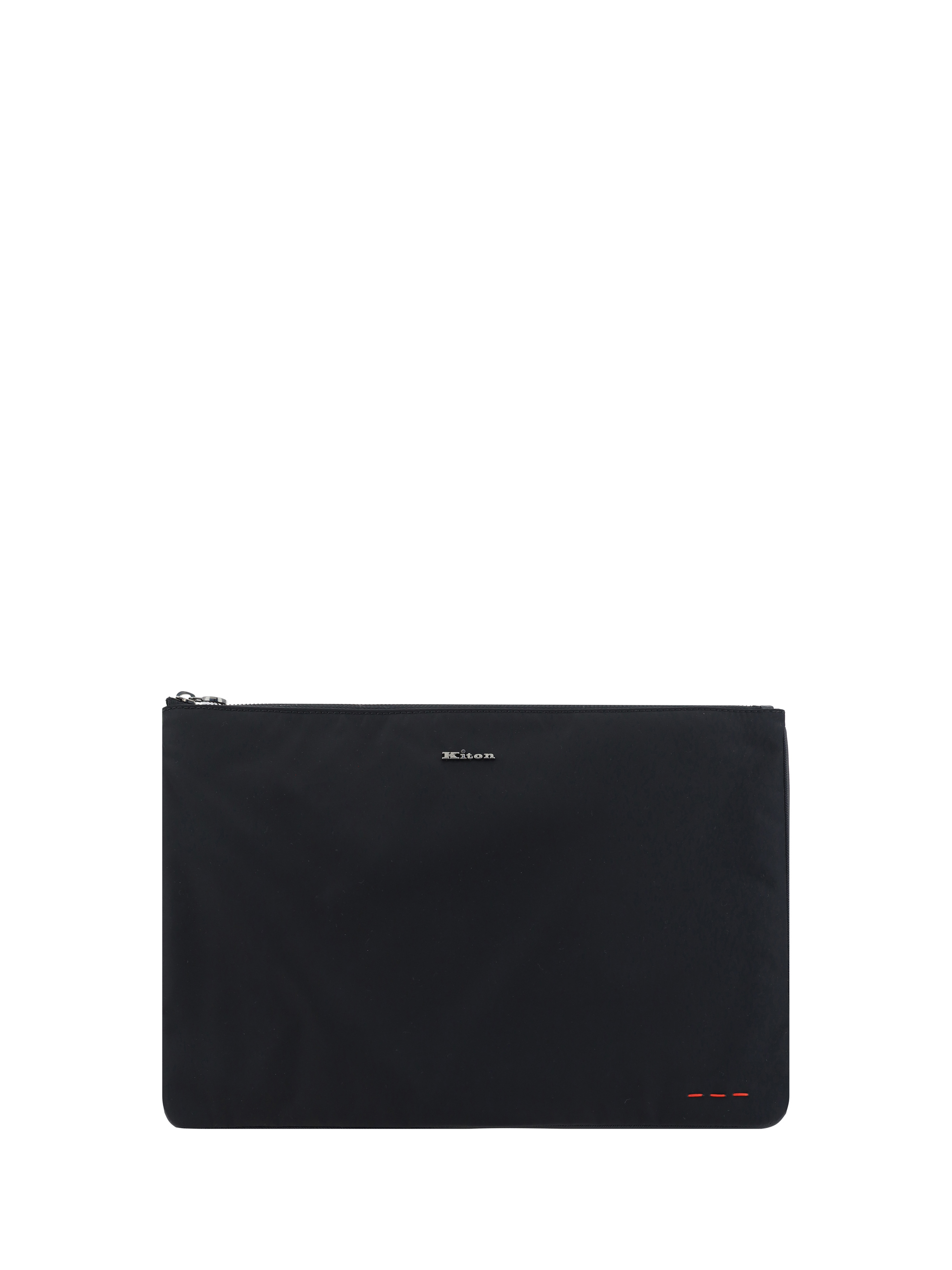 Shop Kiton Clutch Bag In Nera/multi