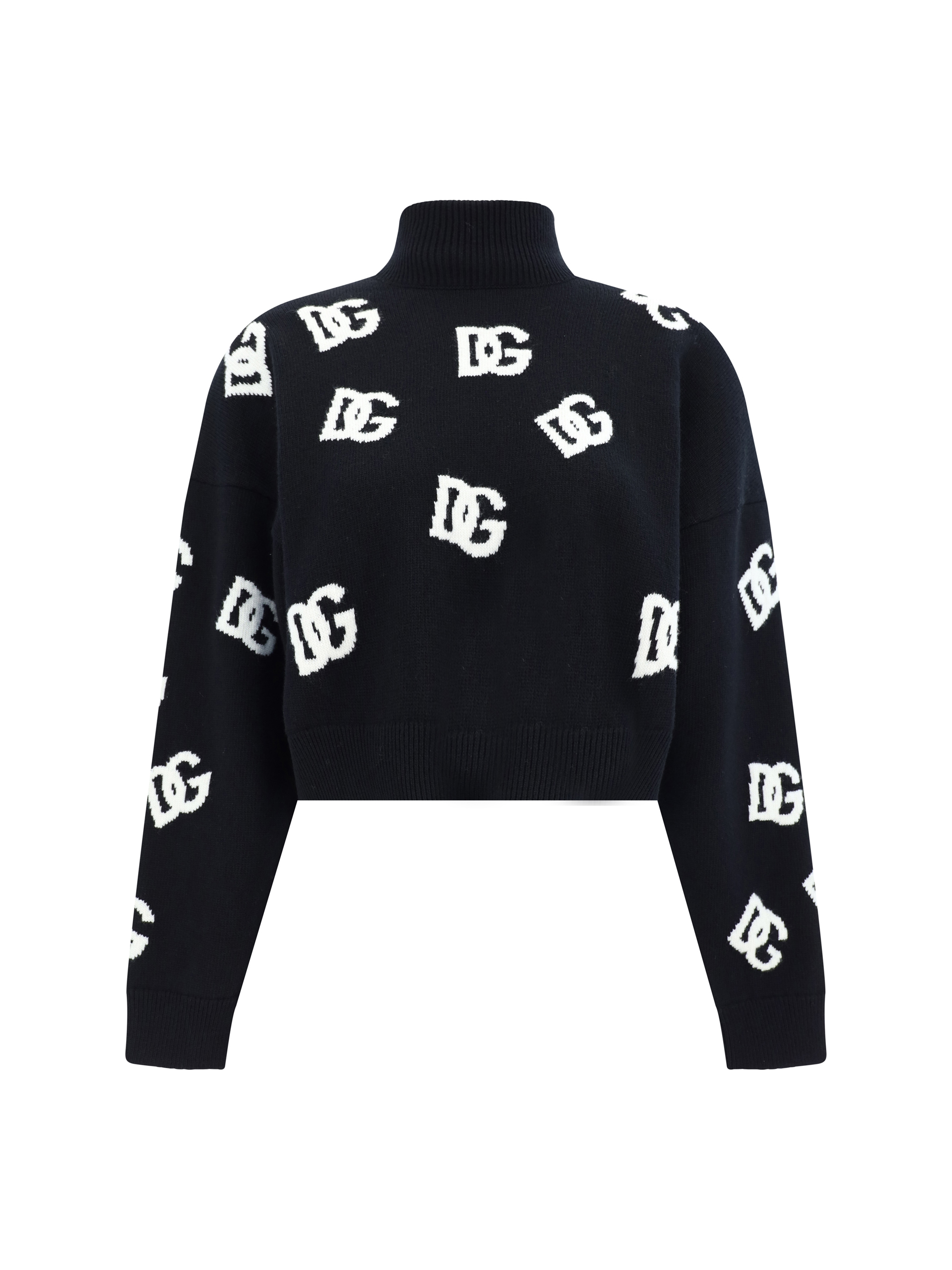 Shop Dolce & Gabbana Sweater In Nero/bianco