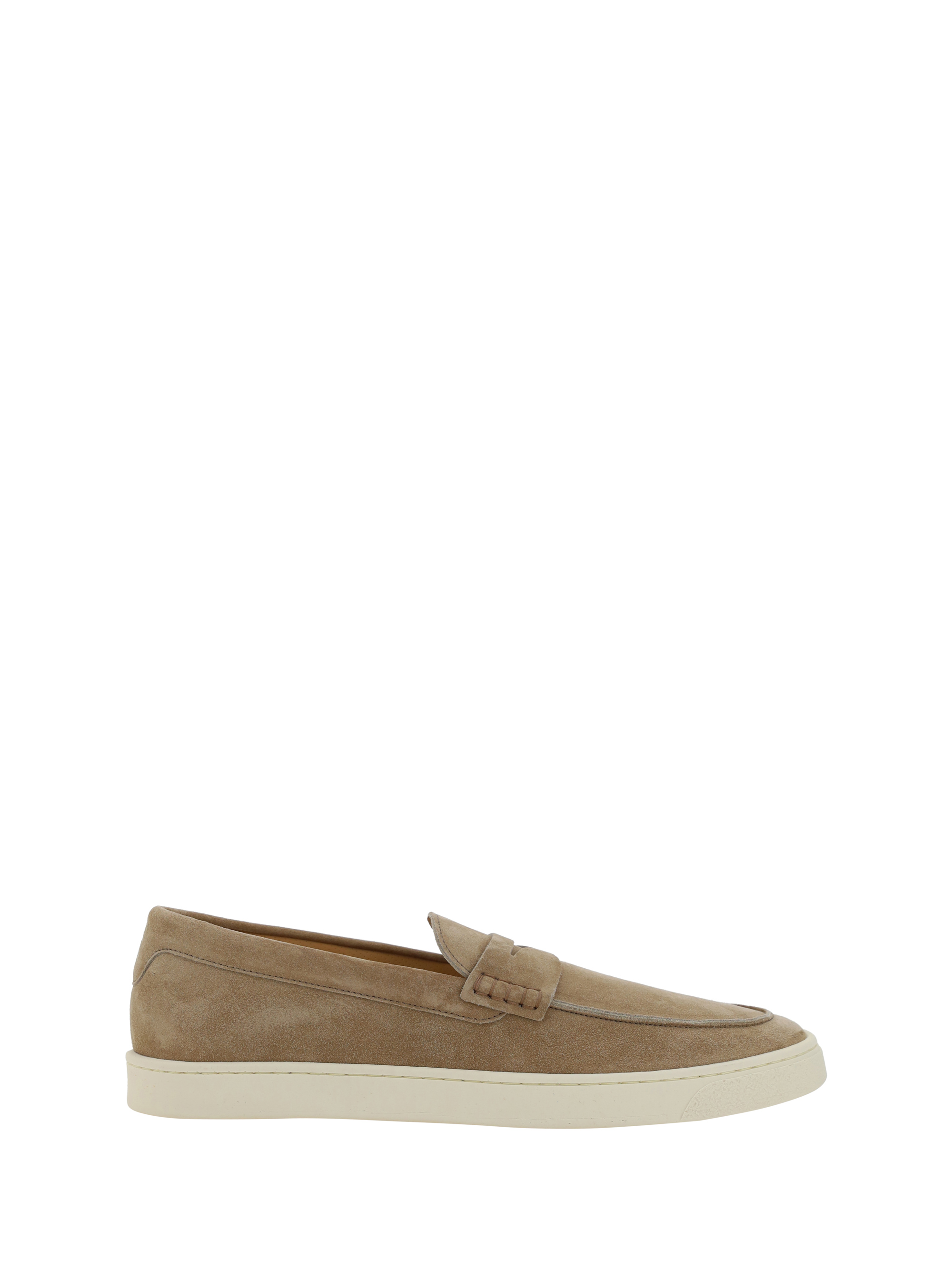 Shop Brunello Cucinelli Loafers In Noisette