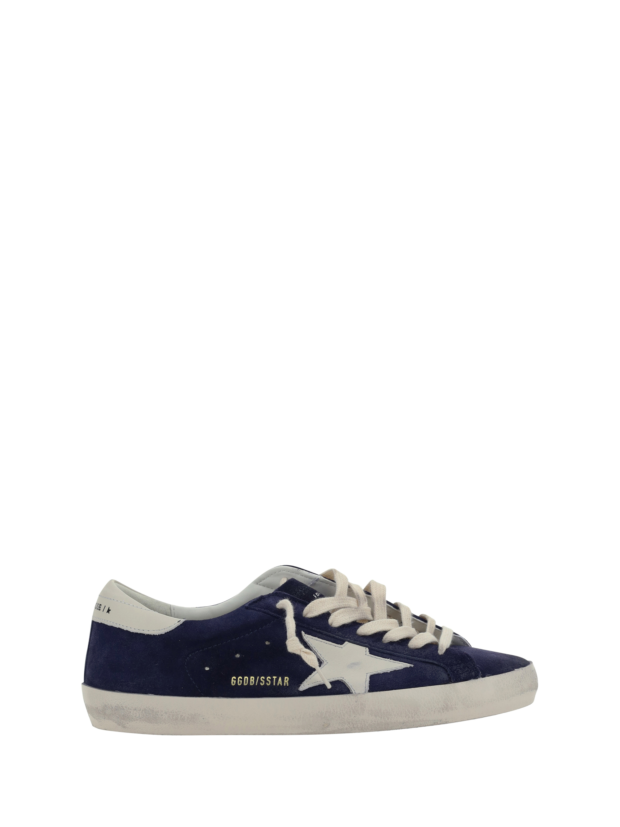 Golden Goose Super Star Sneakers In Blue/white