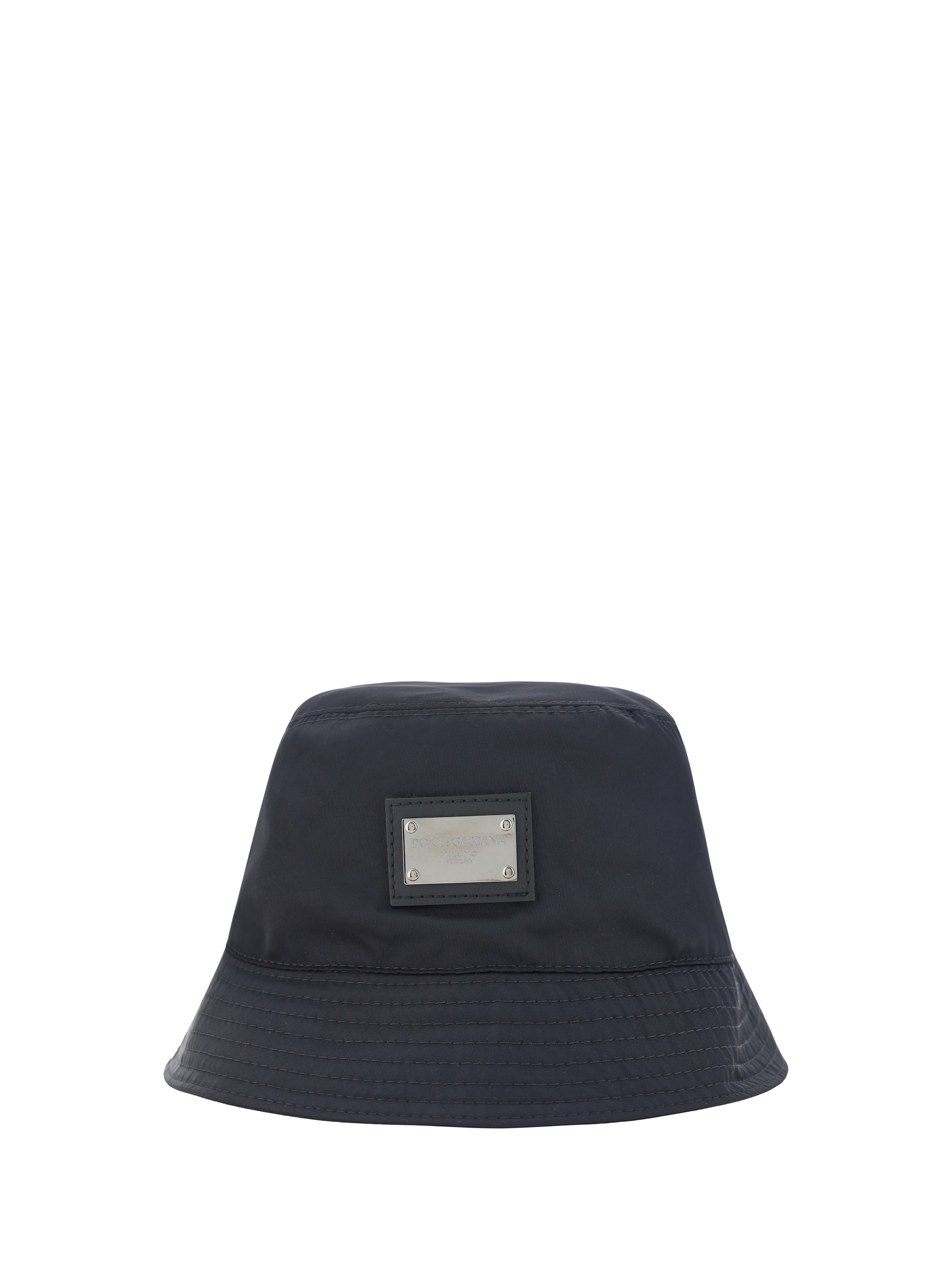 Dolce & Gabbana Bucket Hat In Nero