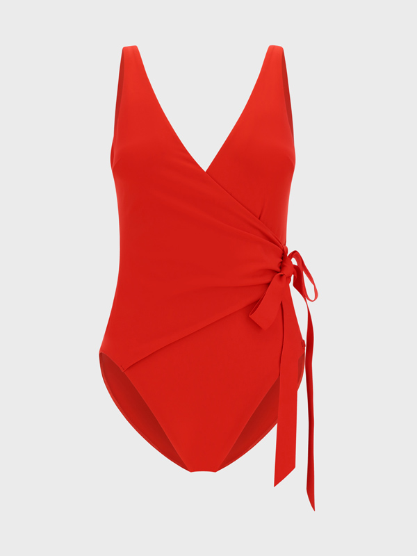 Separates Wrap Tie Swimsuit