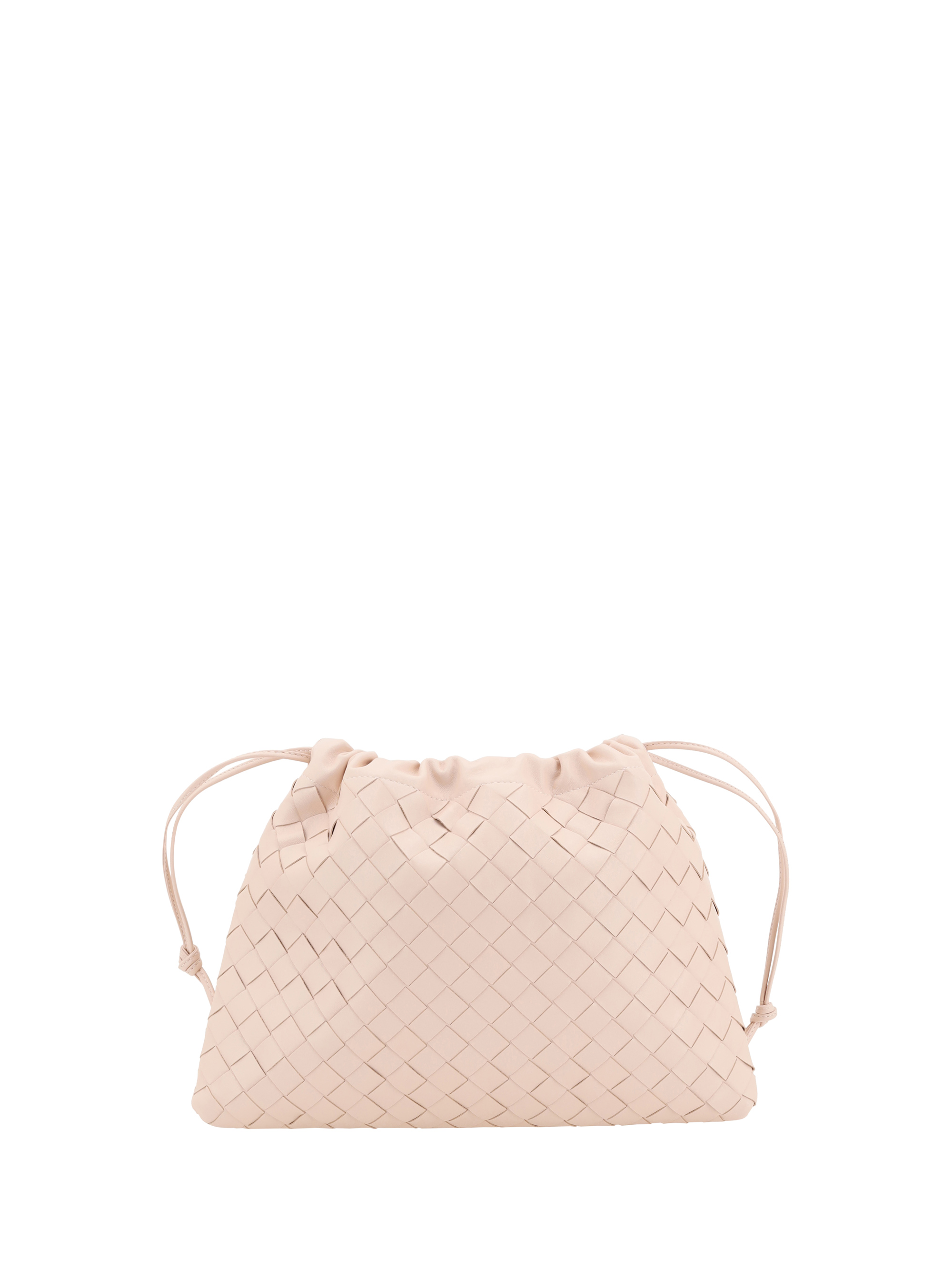 Bottega Veneta Media Clutch Bag In White