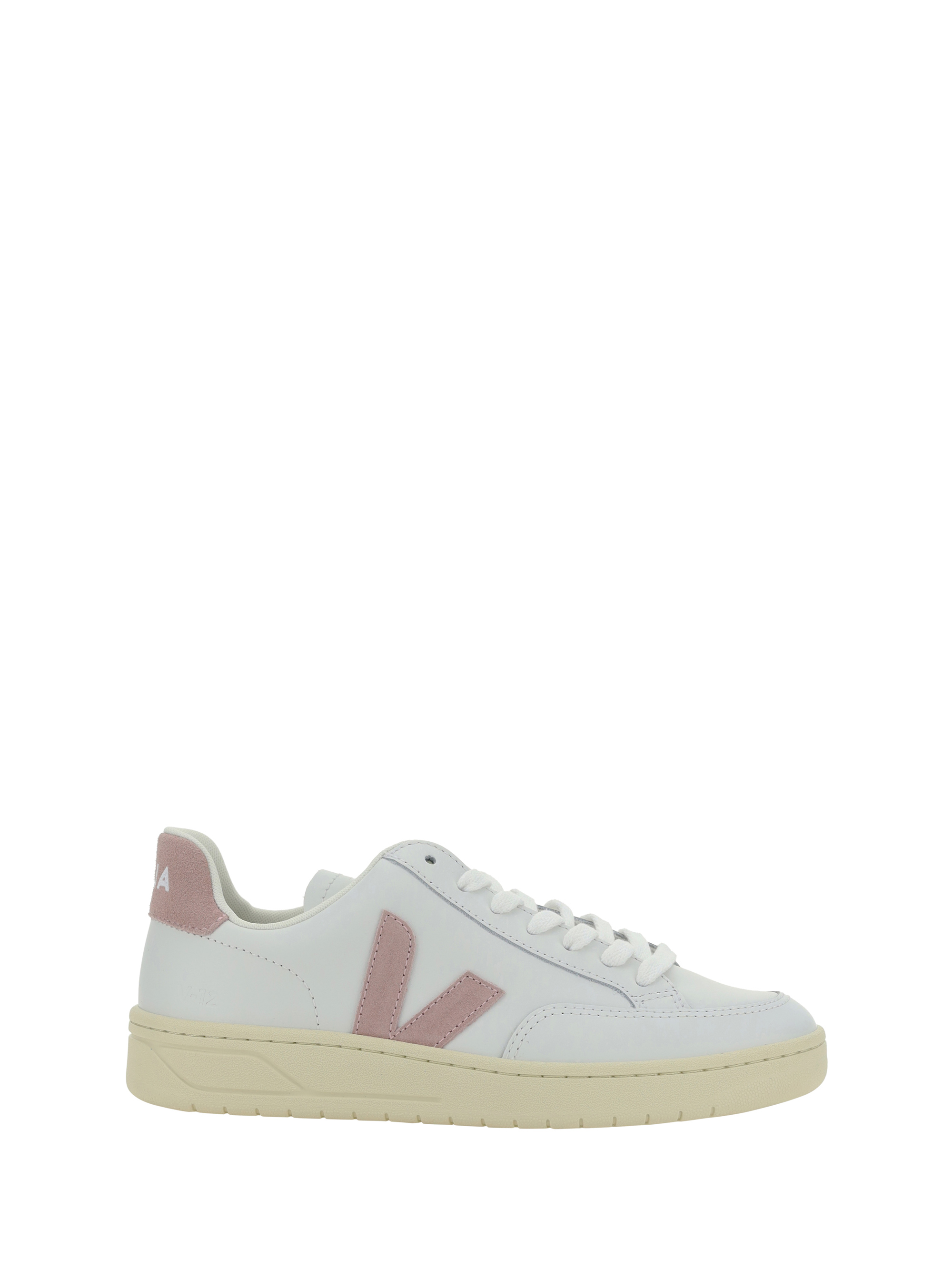 Shop Veja V-12 Sneakers In Extra-white_babe