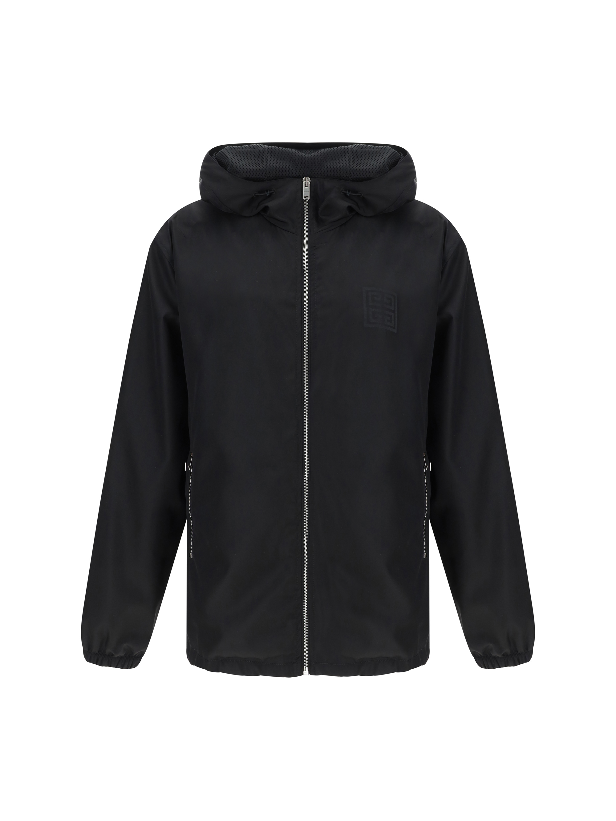 Shop Givenchy Hooded Jacket In Black