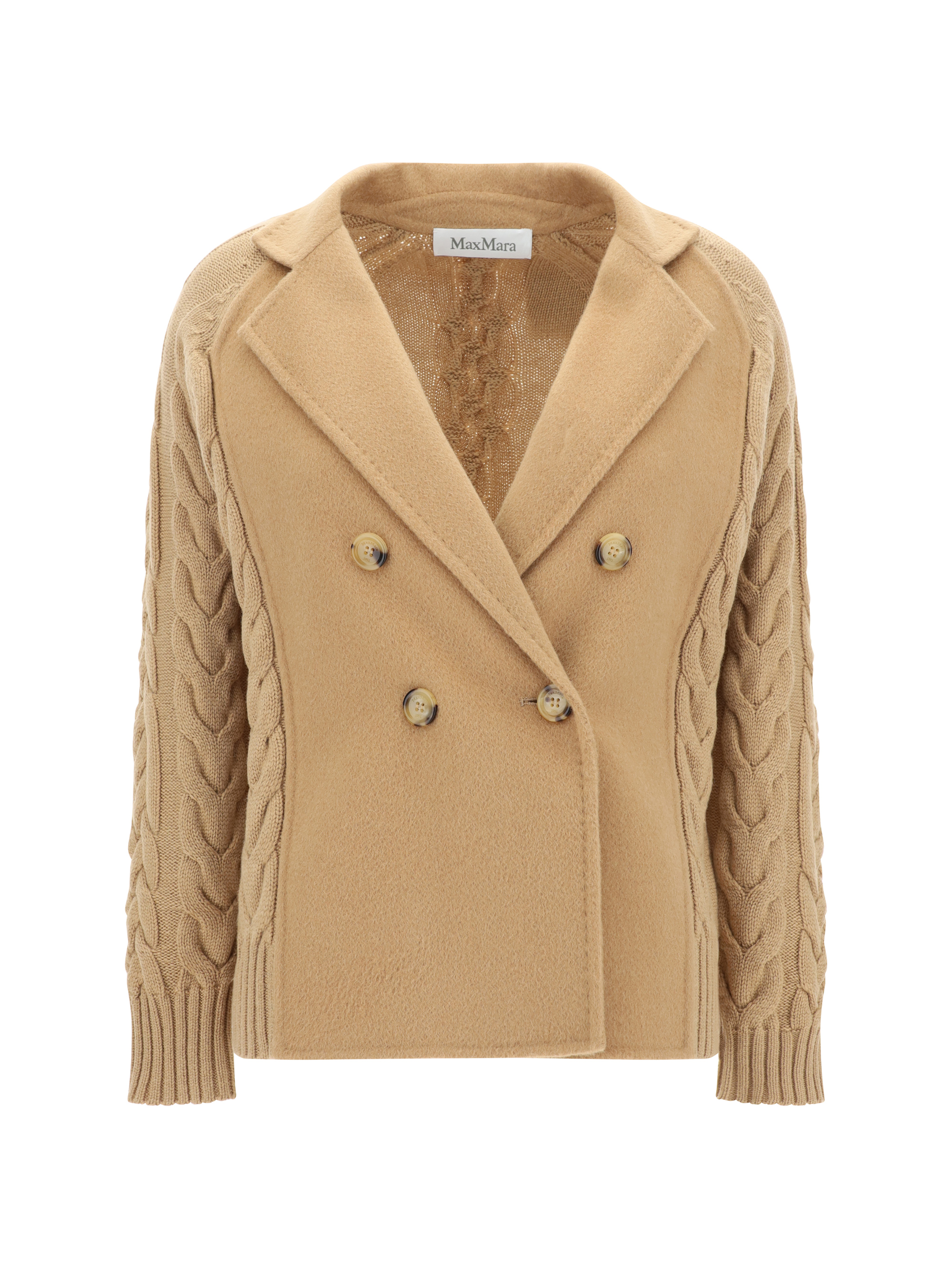 Max Mara Micio Jacket In Brown