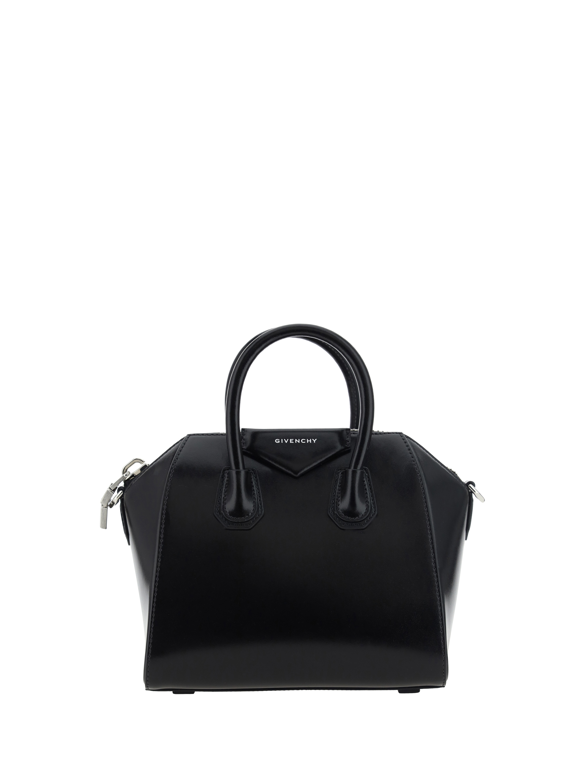 Givenchy Mini Antigona Handbag In Black