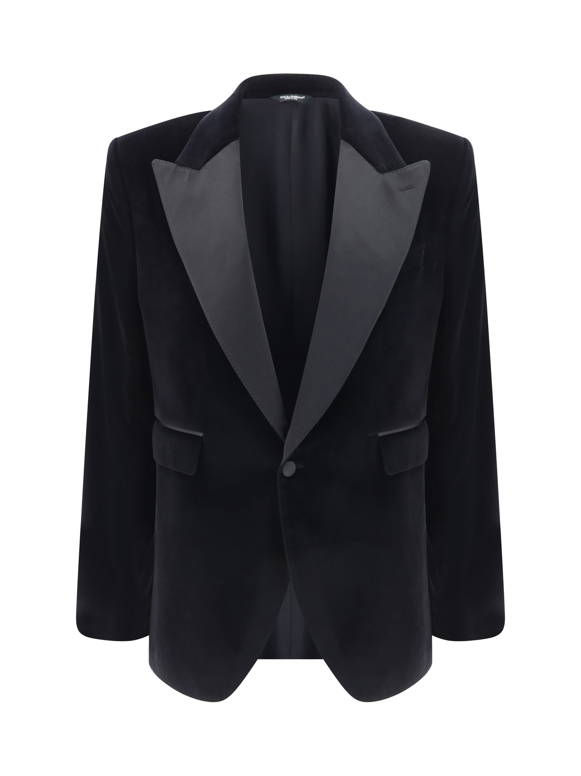 Shop Dolce & Gabbana Blazer Jacket In Nero