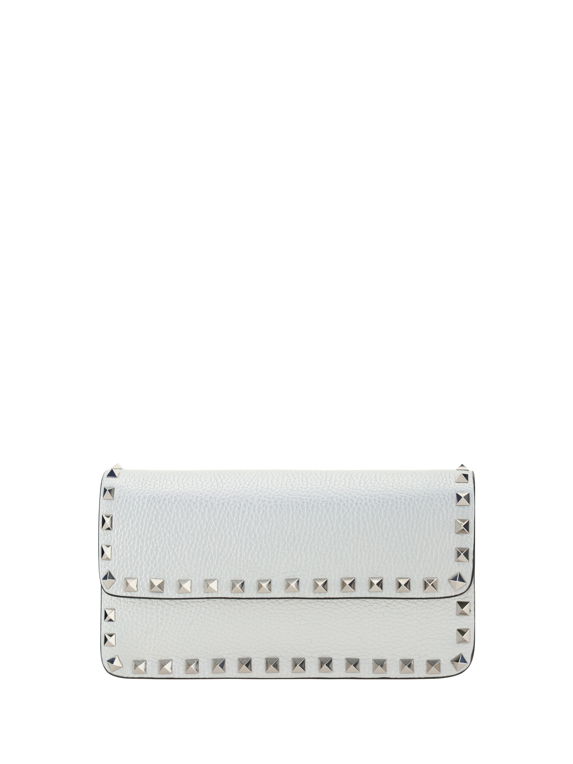 Valentino Garavani Rockstud Handbag In Silver